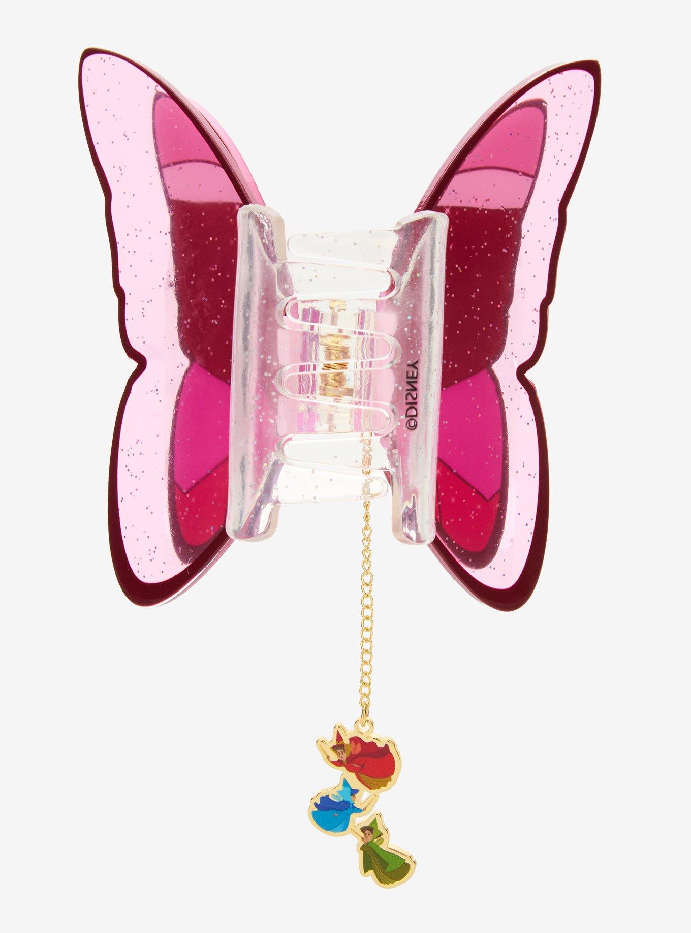 Disney Sleeping Beauty Aurora Butterfly Figural Claw Clip — BoxLunch Exclusive, , alternate