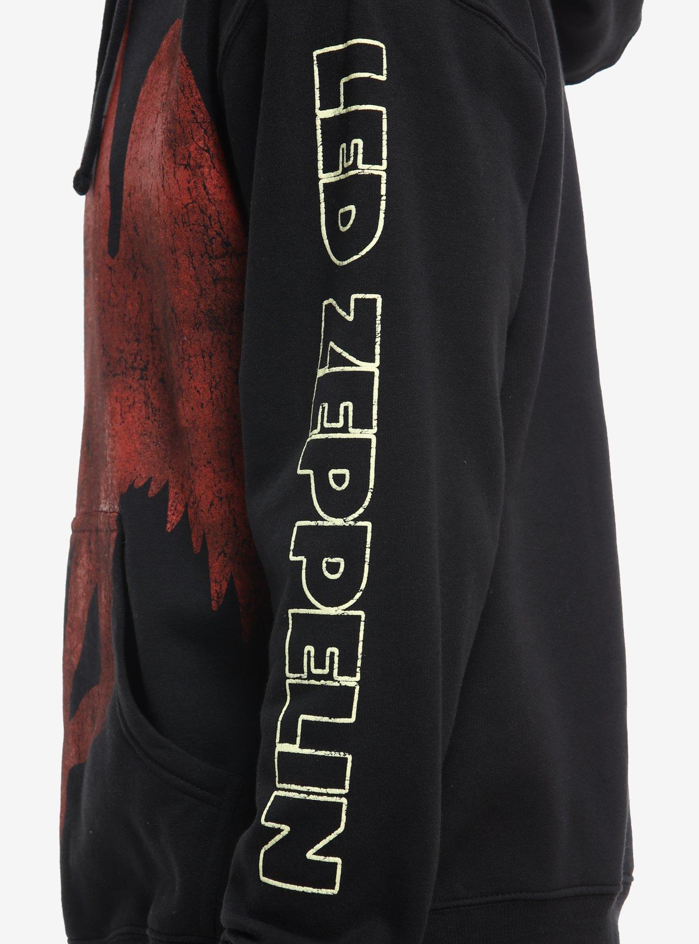 Led Zeppelin Icarus Hoodie, BLACK, alternate