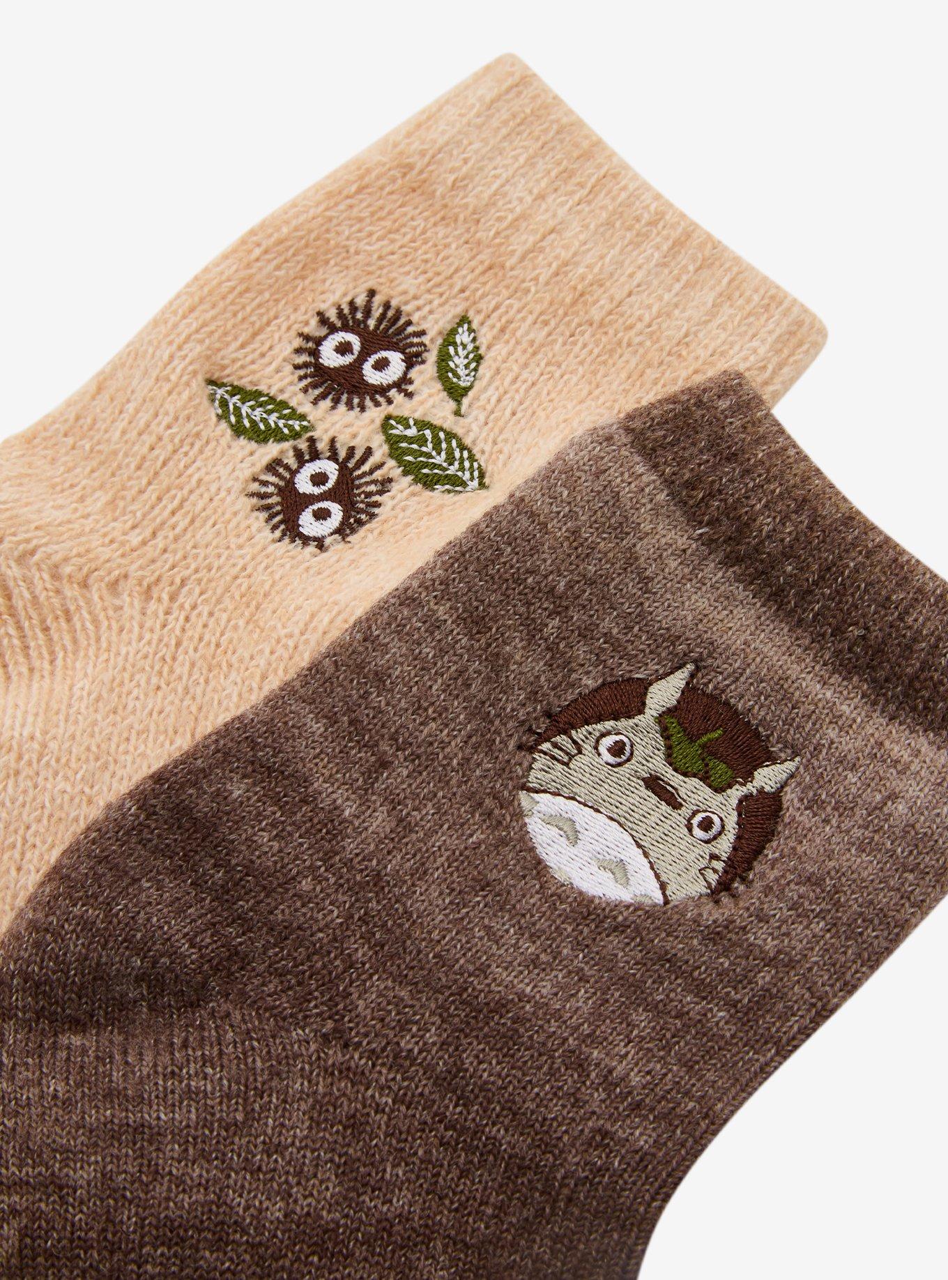 Studio Ghibli® My Neighbor Totoro Brown Ankle Socks 2 Pair, , alternate