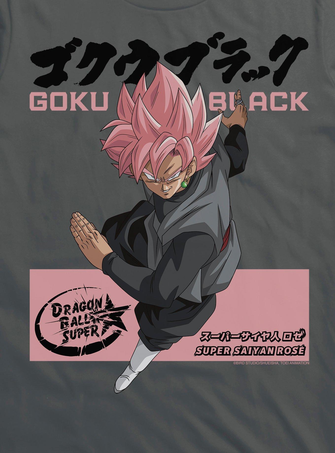Dragon Ball Super Goku Black Super Saiyan Rose T-Shirt, , hi-res