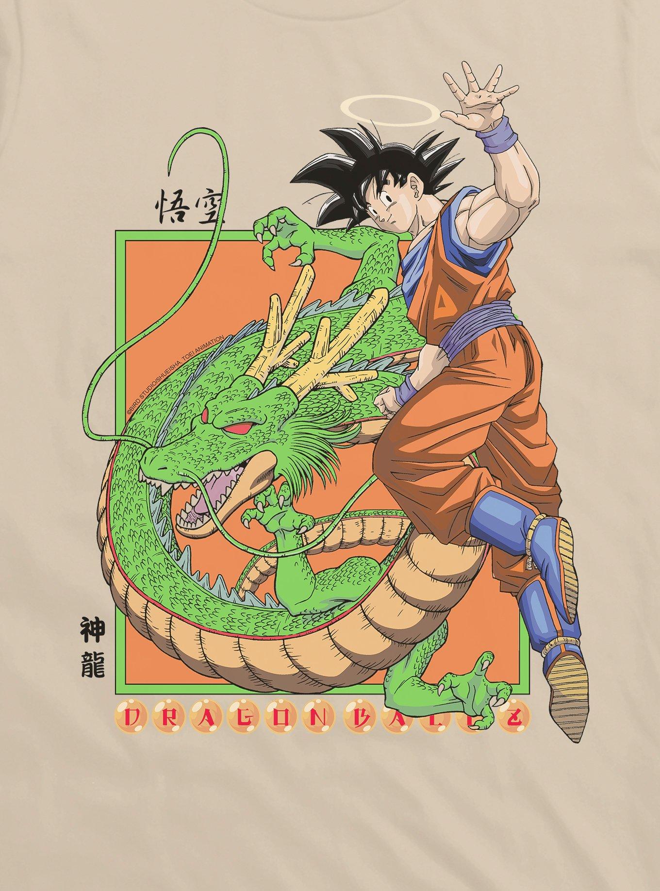Dragon Ball Z Goku And Shenron T-Shirt, , hi-res