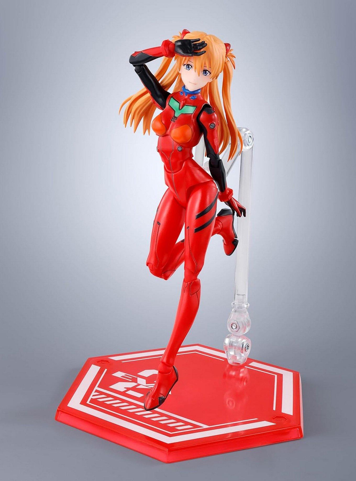 Bandai Namco Rebuild of Evangelion S.H.Figuarts Asuka Shikinami Langley Figure, , alternate