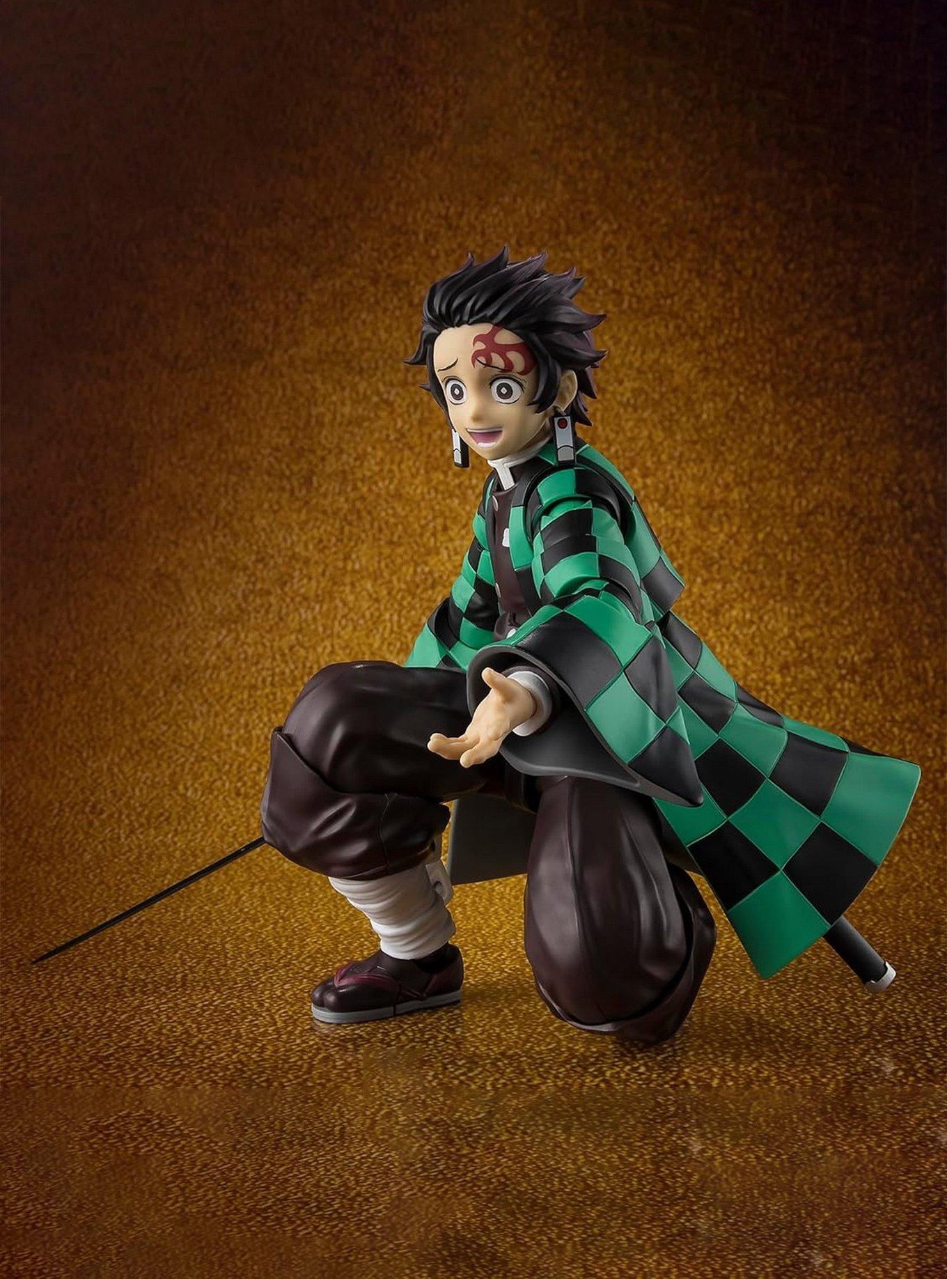 Bandai Namco Demon Slayer: Kimetsu no Yaiba S.H.Figuarts Tanjiro Kamado Figure (Battle in the Infinity Castle Ver.)