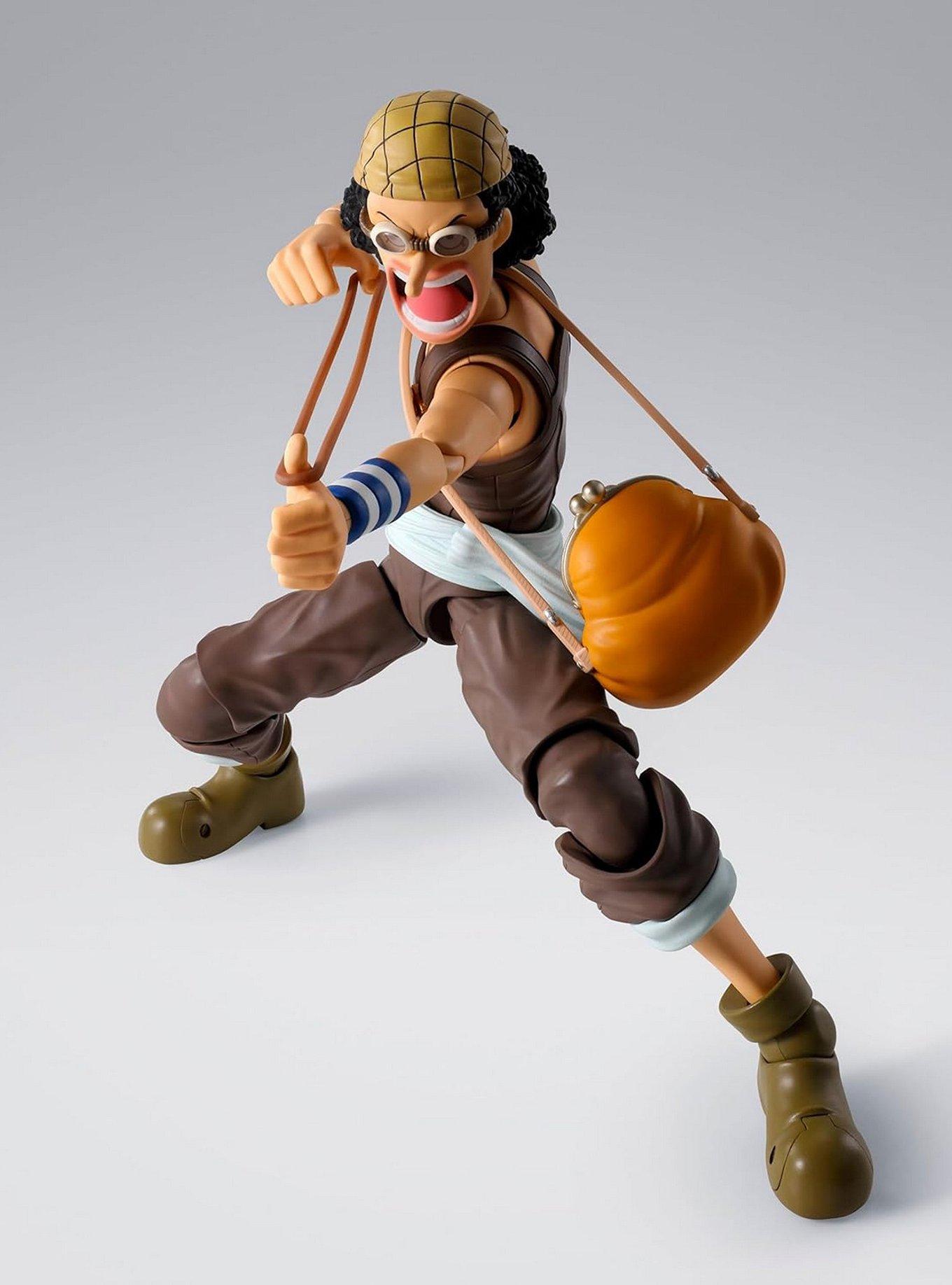 Bandai Namco One Piece S.H.Figuarts Usopp Figure (Romance Dawn Ver.), , hi-res