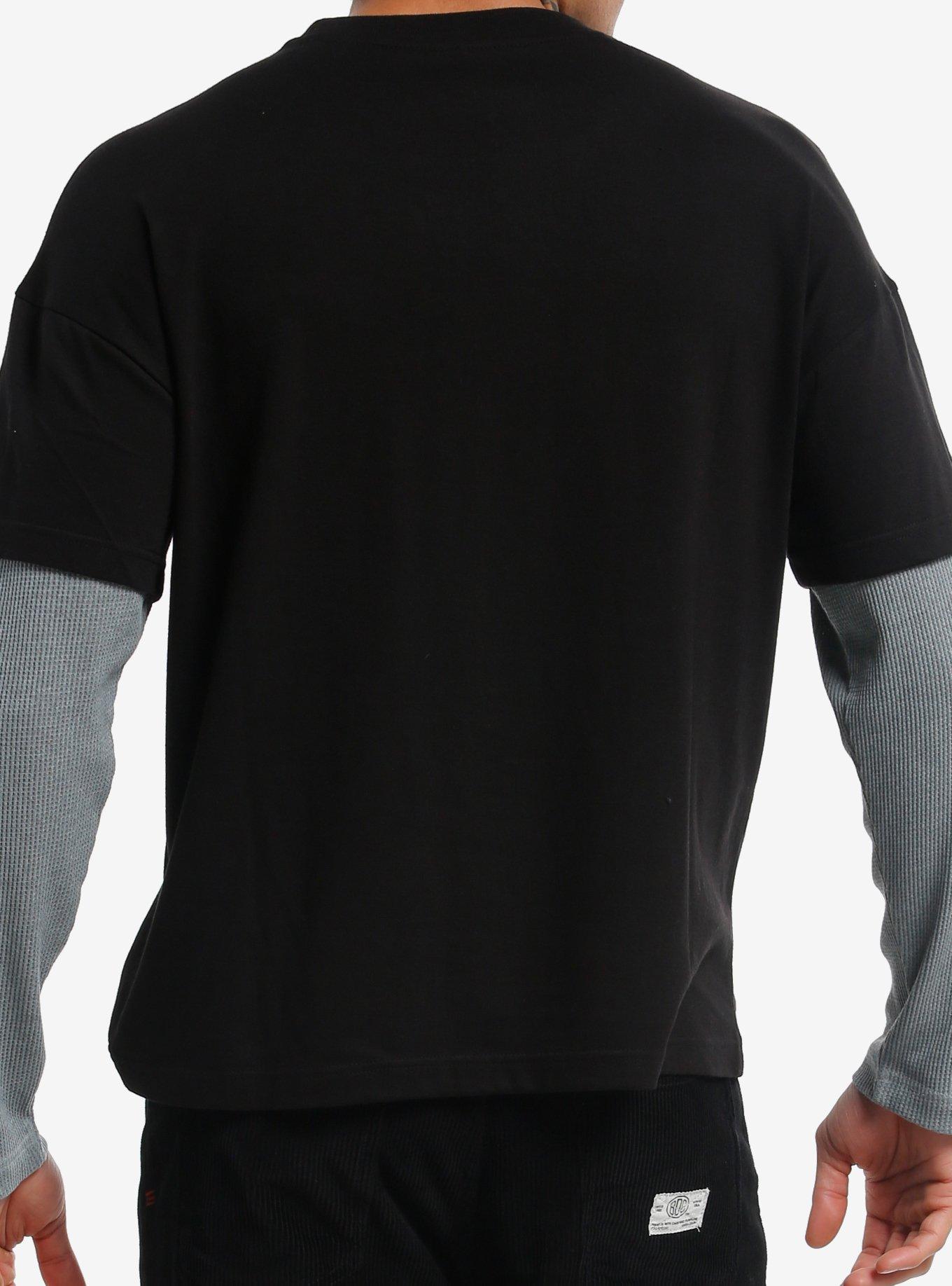 Nine Inch Nails With Teeth Twofer Long-Sleeve T-Shirt, BLACK, alternate