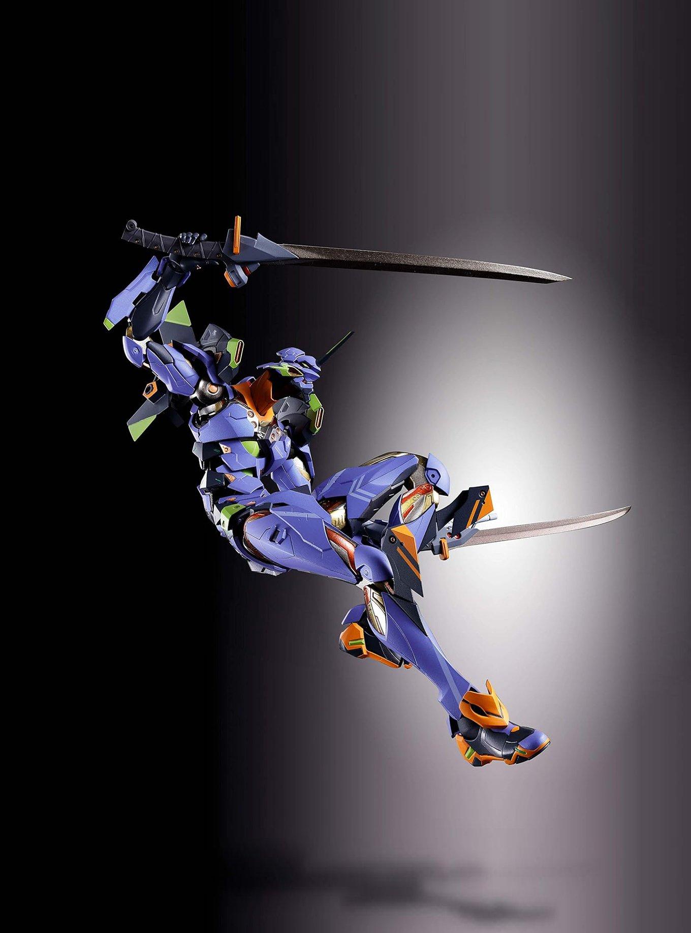 Bandai Namco Rebuild of Evangelion Metal Build Evangelion 01 Test Type 01 (30th Eith The Spear of Gaius) Figure, , alternate