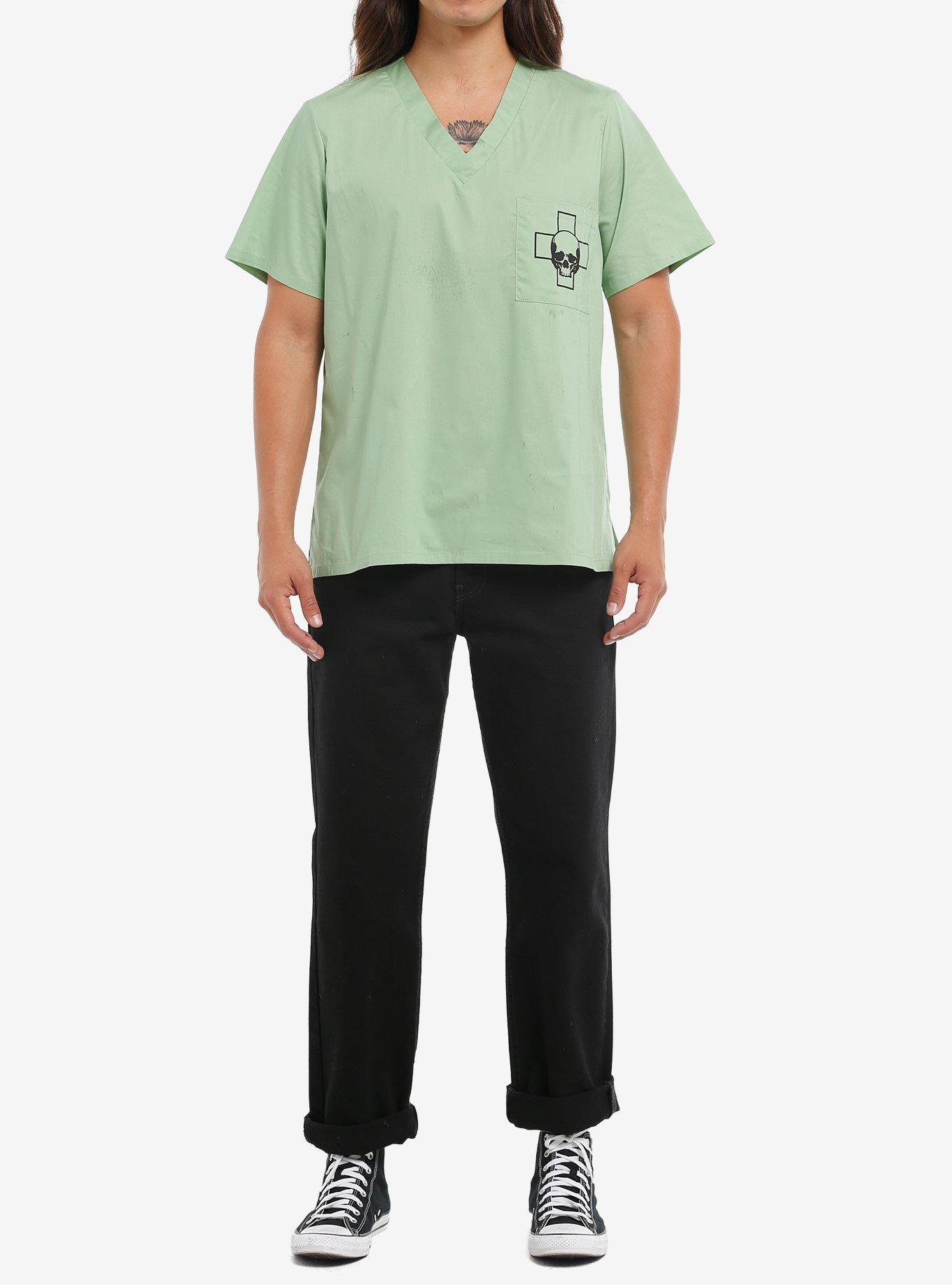 My Chemical Romance The Black Parade Patient Woven Top, SEAFOAM, alternate