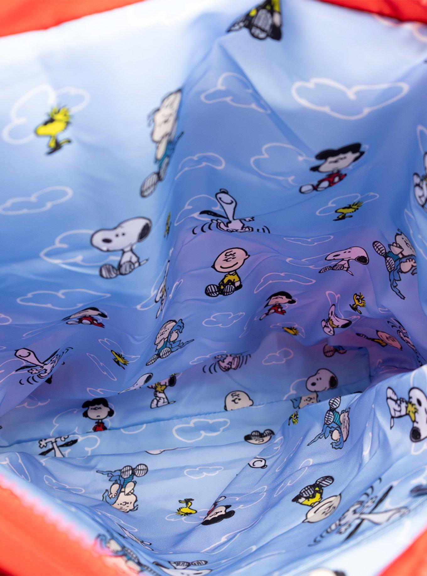 Whatever! Makes You Happy Peanuts Snoopy Doghouse Padded Tote Bag, , alternate