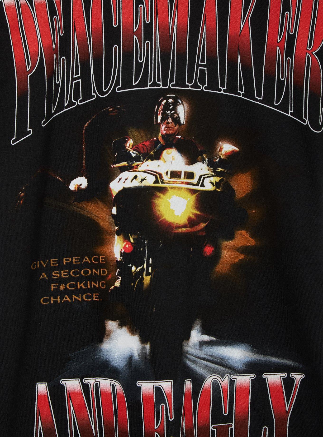 DC Comics Peacemaker & Eagly Portrait T-Shirt - BoxLunch Exclusive, , hi-res