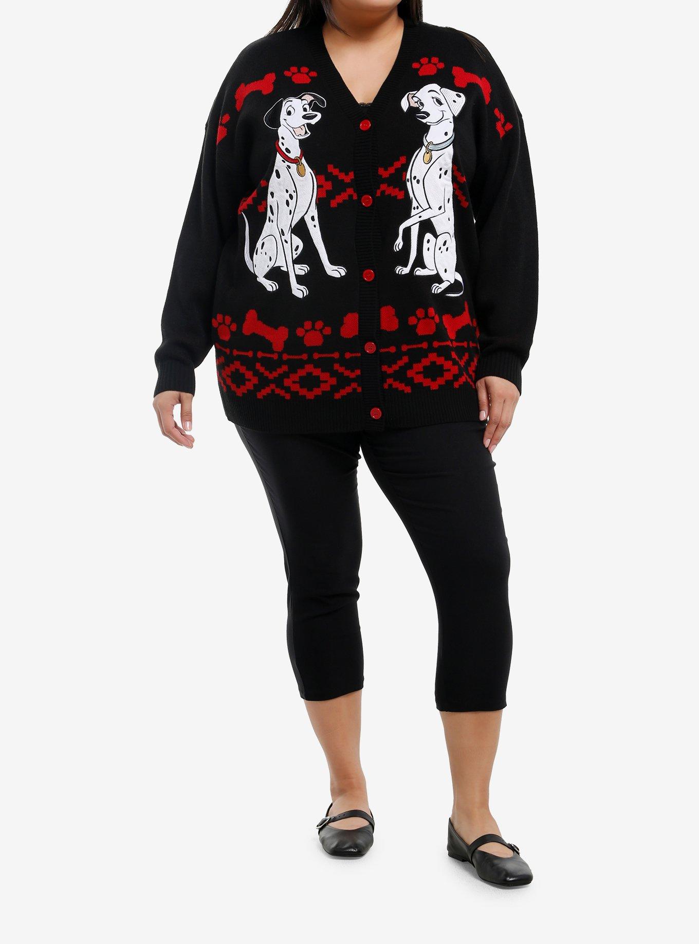 Her Universe Disney 101 Dalmatians Pongo & Perdita Girls Cardigan Plus Size, , hi-res
