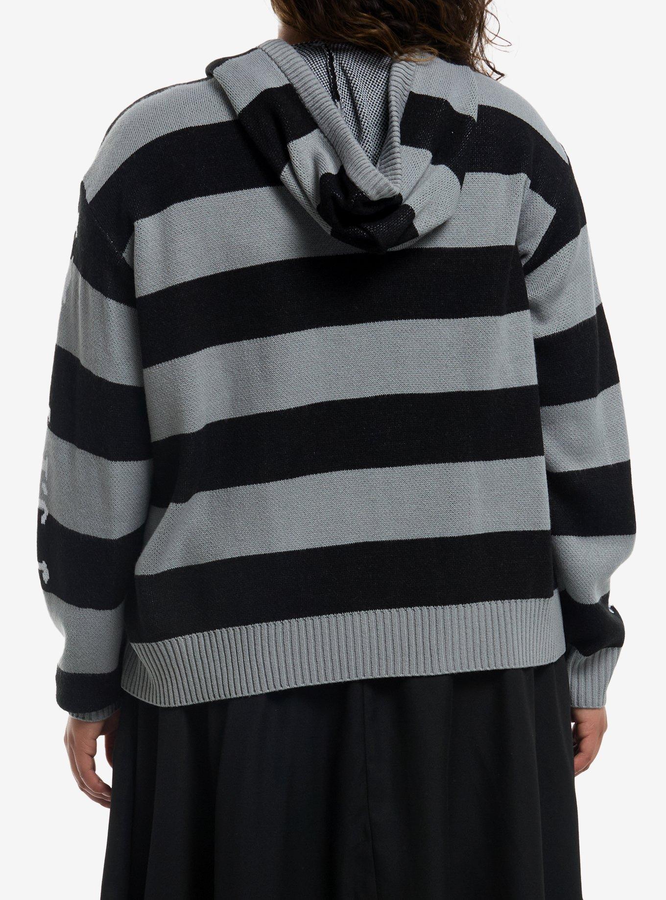 Her Universe Disney Pirates Of The Caribbean Stripe Knit Hoodie Plus Size, , hi-res