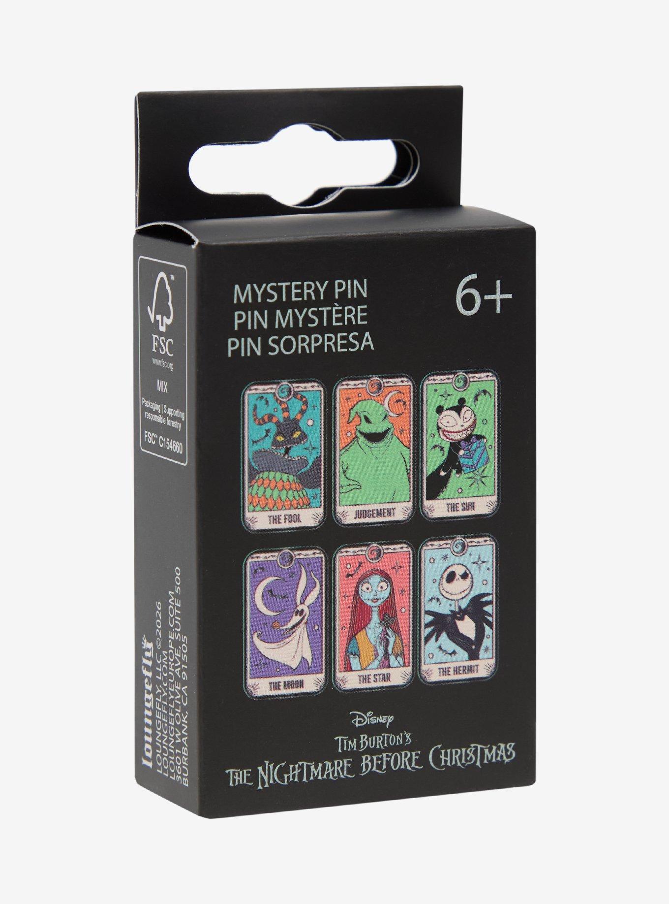 Loungefly The Nightmare Before Christmas Tarot Card Blind Box Enamel Pin Hot Topic Exclusive, , hi-res