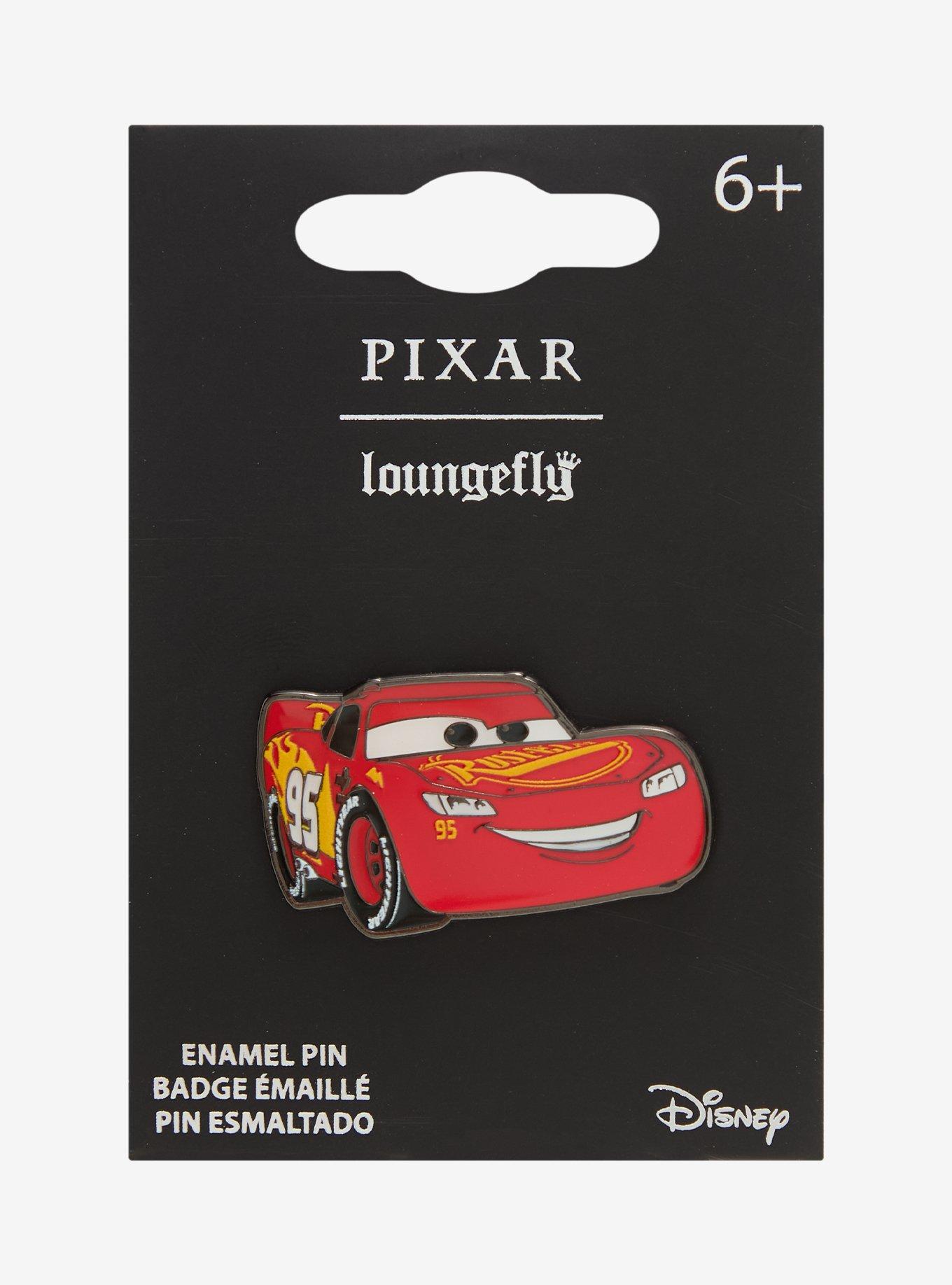 Loungefly Disney Pixar Cars Lightning McQueen Enamel Pin Hot Topic Exclusive, , hi-res