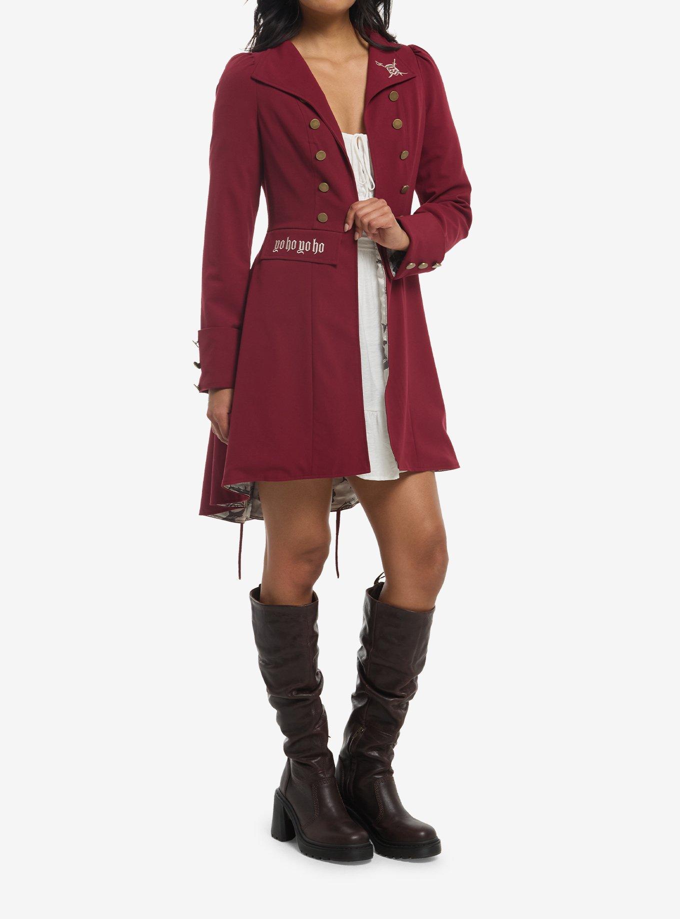 Her Universe Disney Pirates Of The Caribbean Red Girls Waistcoat, , hi-res