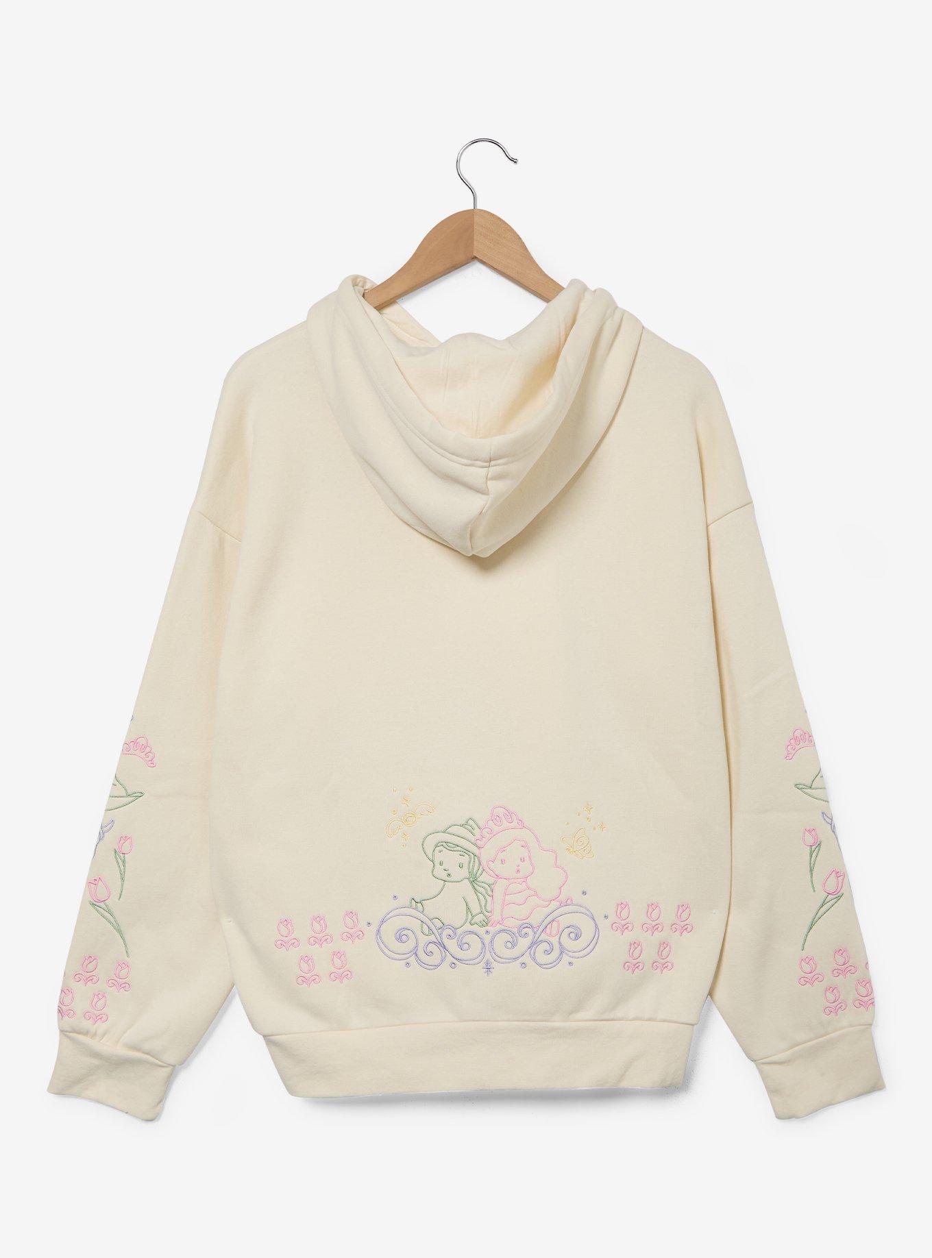 Wicked Doodle Women's Plus Size Hoodie &mdash; BoxLunch Exclusive, CREAM, alternate
