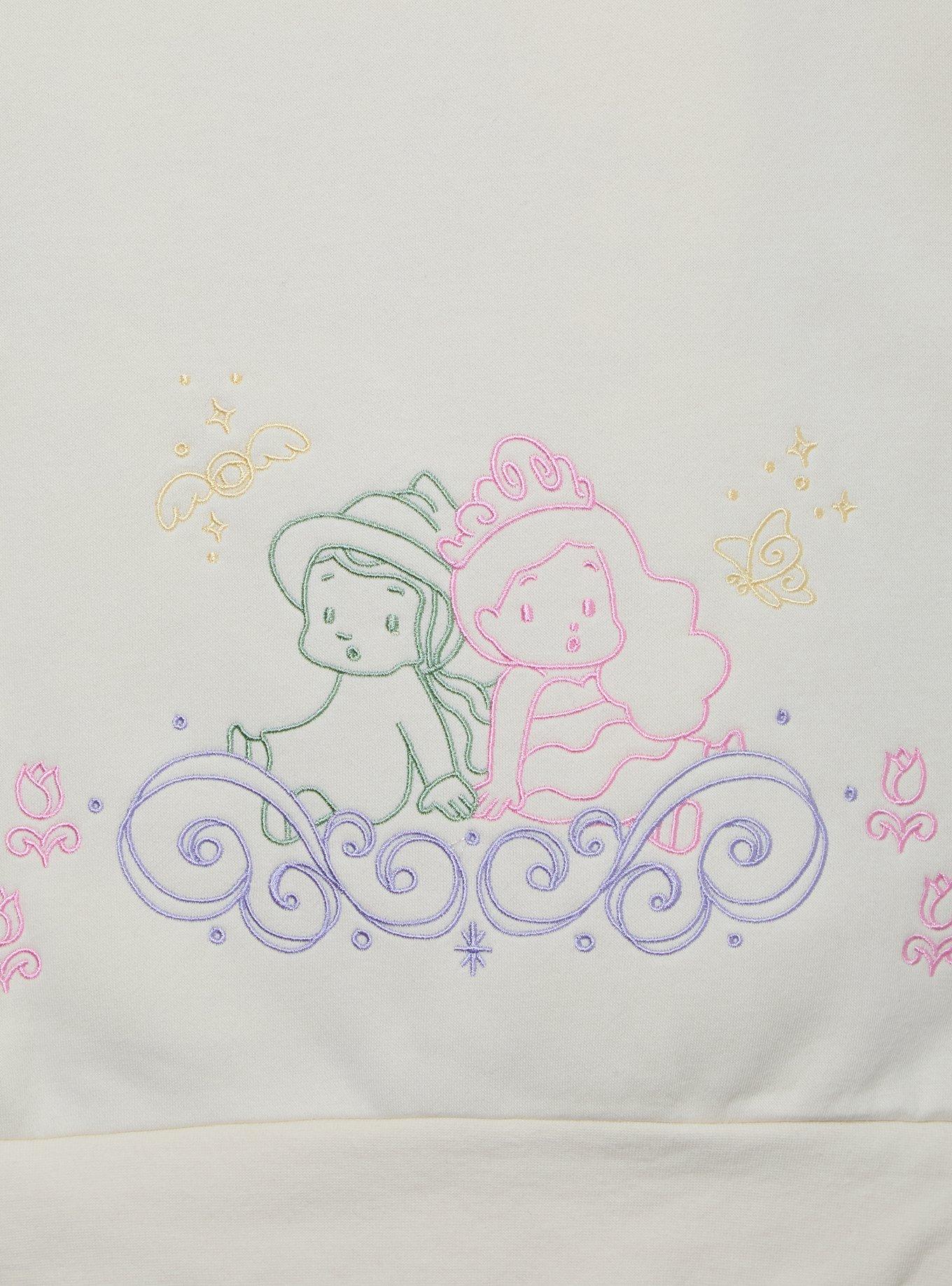 Wicked Doodle Women's Plus Size Hoodie &mdash; BoxLunch Exclusive, CREAM, alternate