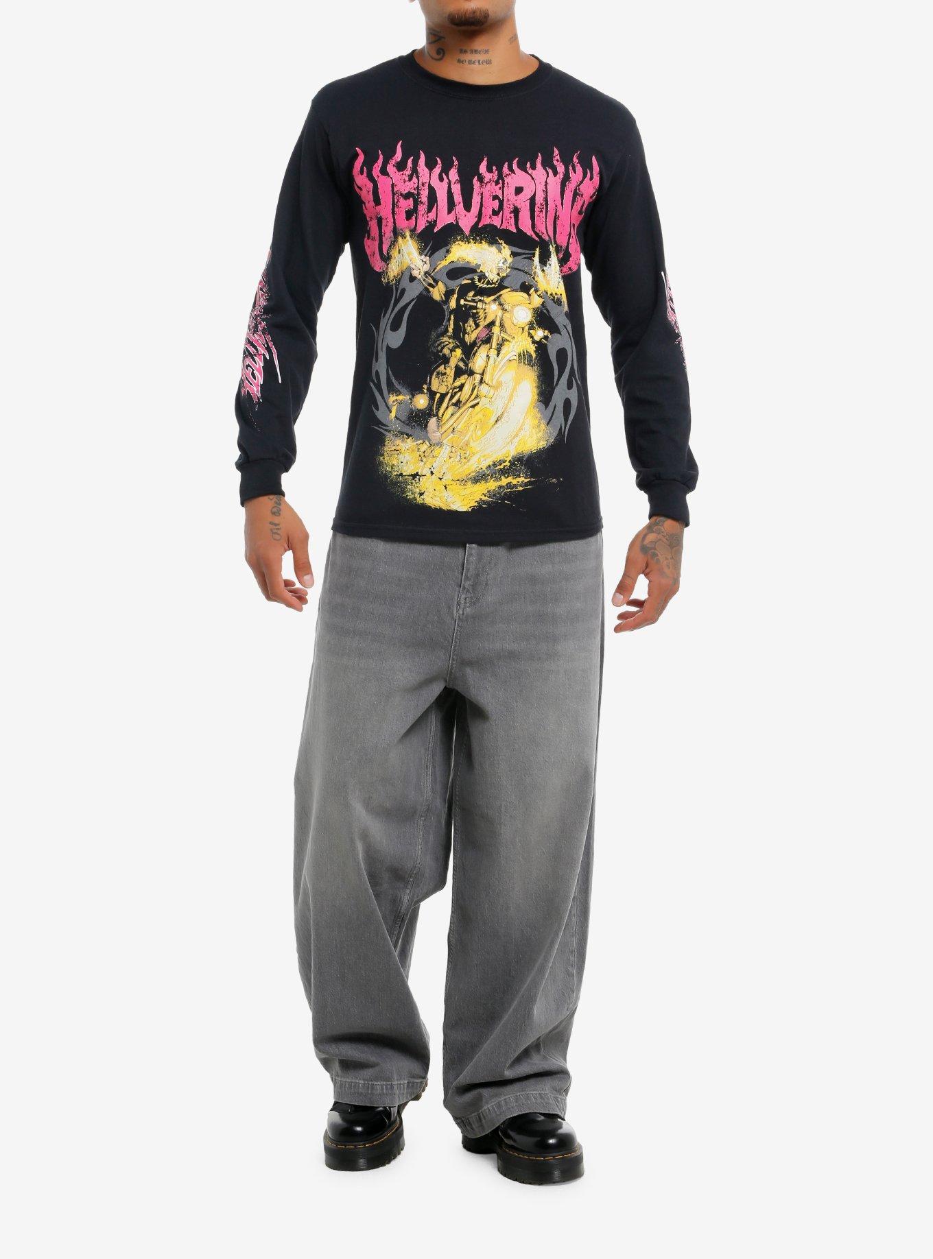 Marvel Hellverine Flames Long-Sleeve T-Shirt, , hi-res