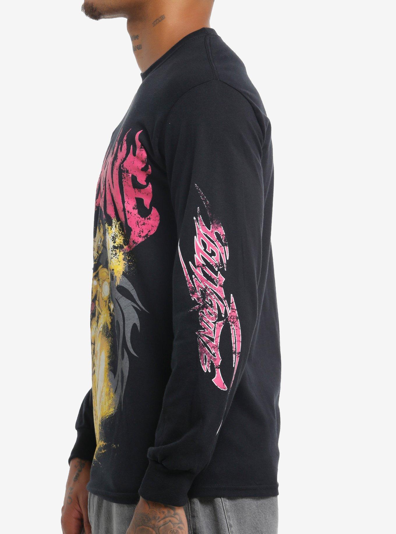 Marvel Hellverine Flames Long-Sleeve T-Shirt, BLACK, alternate