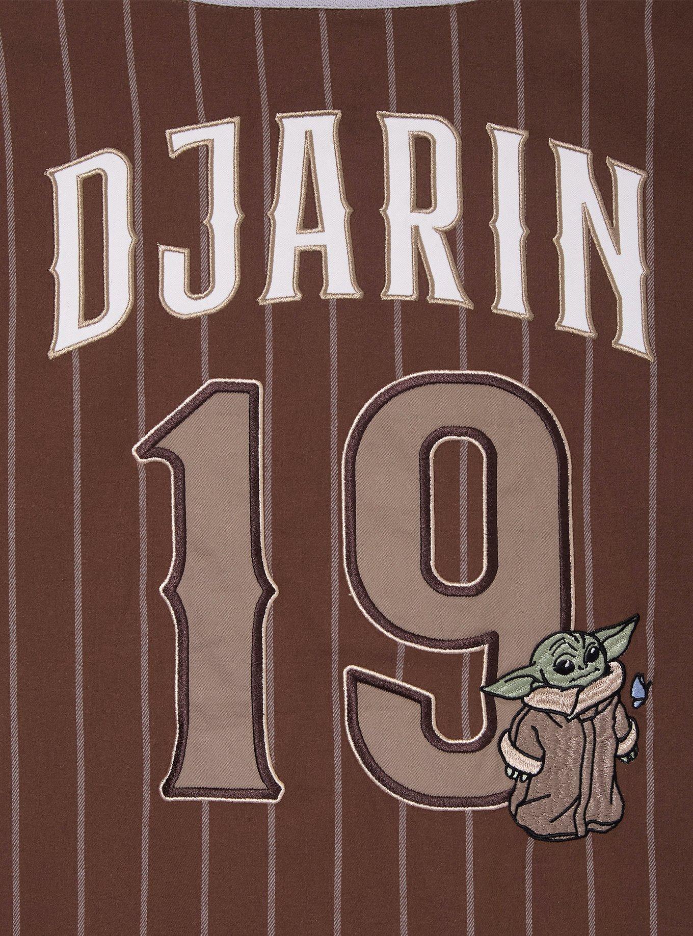 Star Wars The Mandalorian Baseball Jersey &mdash; BoxLunch Exclusive, BROWN, alternate