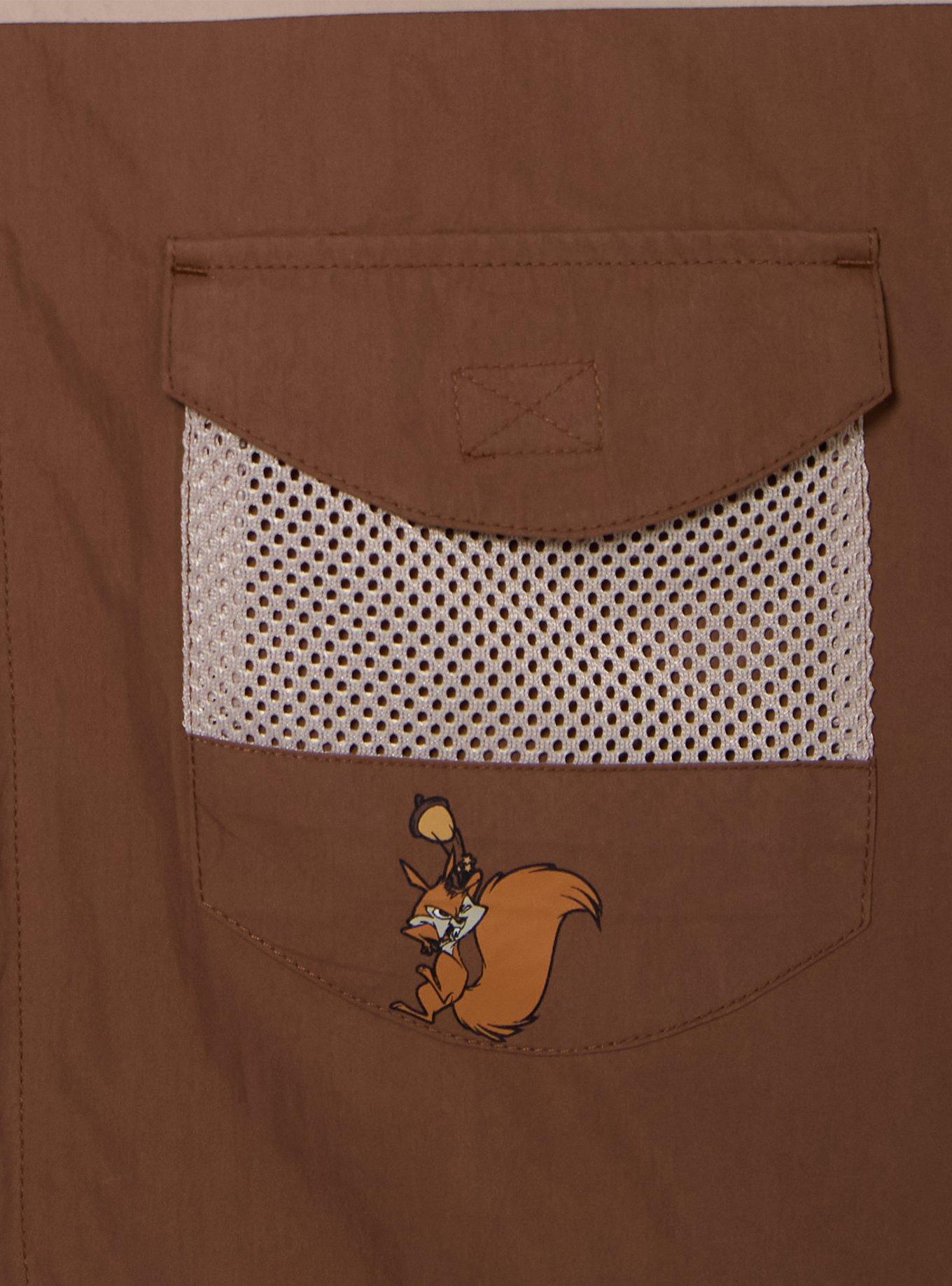 Disney Kronk's New Groove Camp Chippamunka Windbreaker - BoxLunch Exclusive, BROWN, alternate