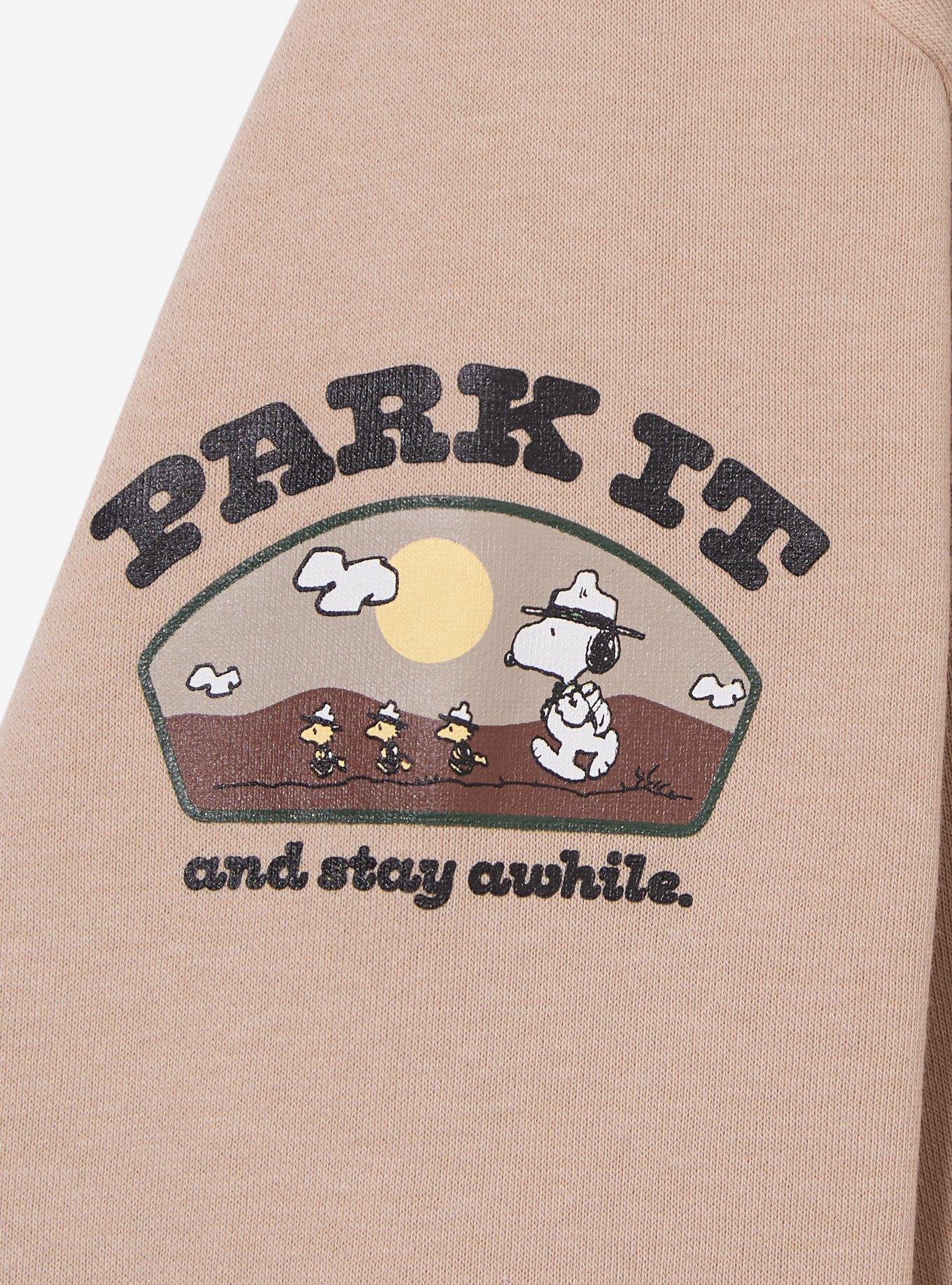 Peanuts Beagle Scouts Badges Zippered Hoodie - BoxLunch Exclusive, BROWN, alternate