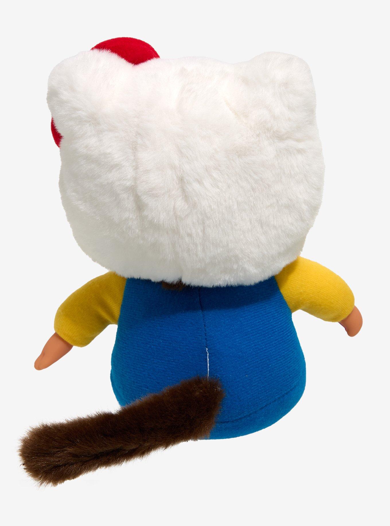 Monchhichi x Sanrio Hello Kitty Overalls 7 Inch Plush, , alternate