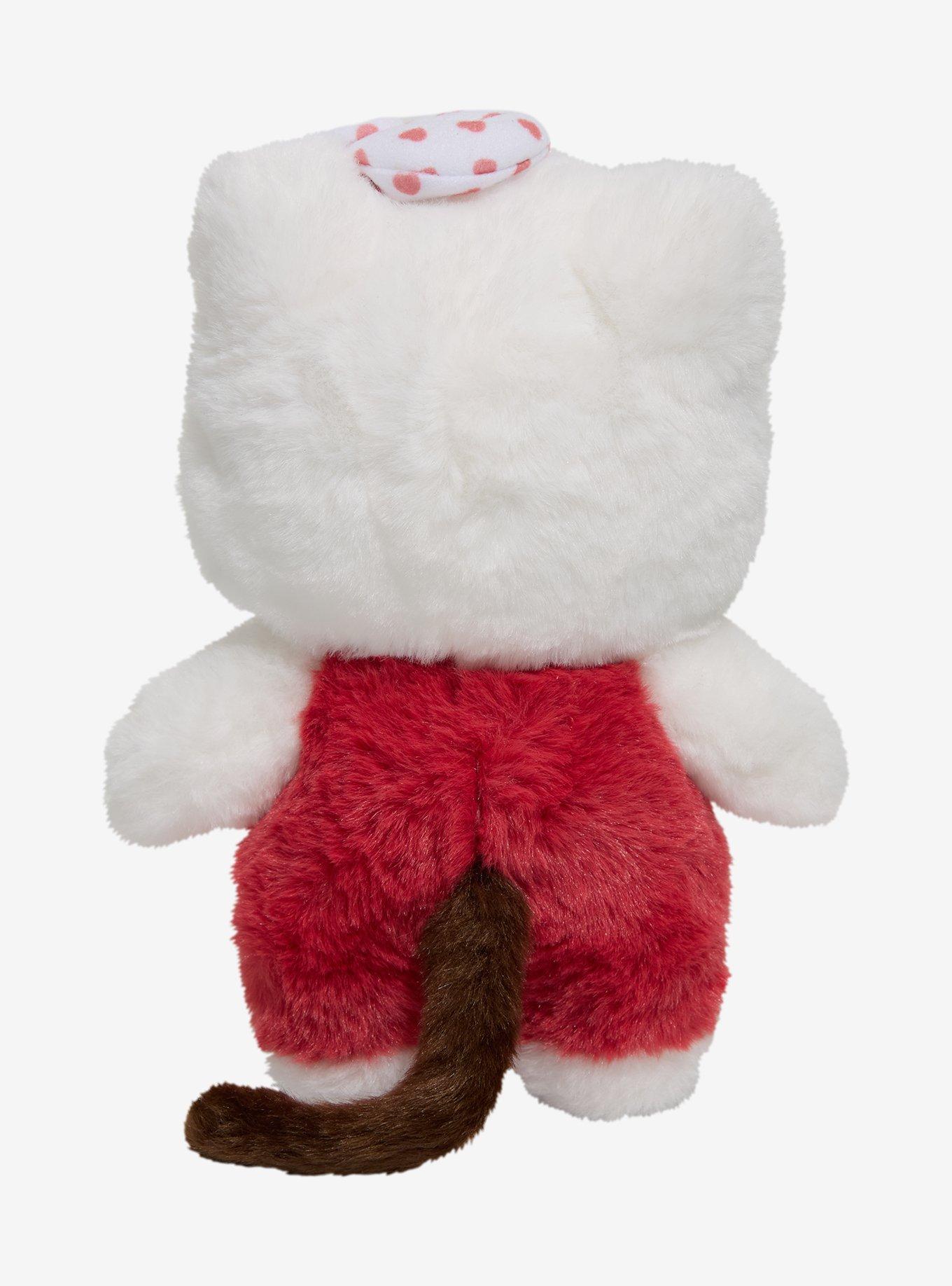Monchhichi x Sanrio Hello Kitty Gingham Bib 7 Inch Plush
