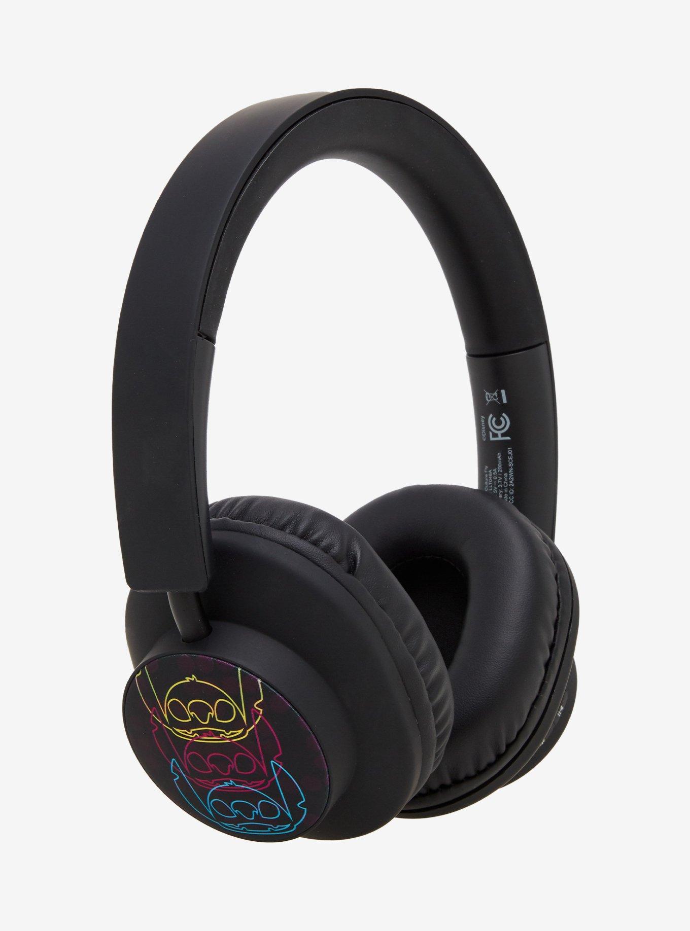 Disney Lilo & Stitch Neon Stitch Collector's Edition Wireless Headphones, , alternate