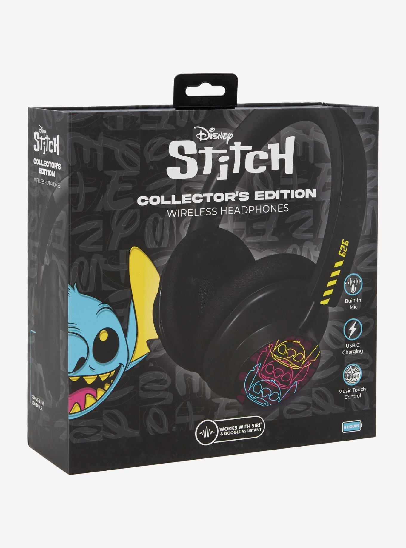 Disney Lilo & Stitch Neon Stitch Collector's Edition Wireless Headphones, , alternate