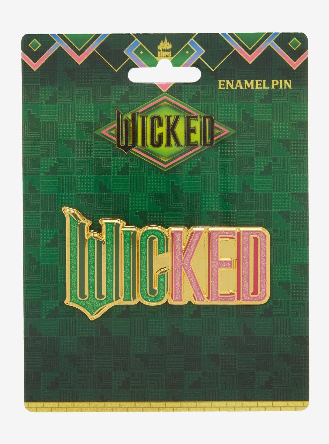 Wicked Title Enamel Pin — BoxLunch Exclusive, , hi-res
