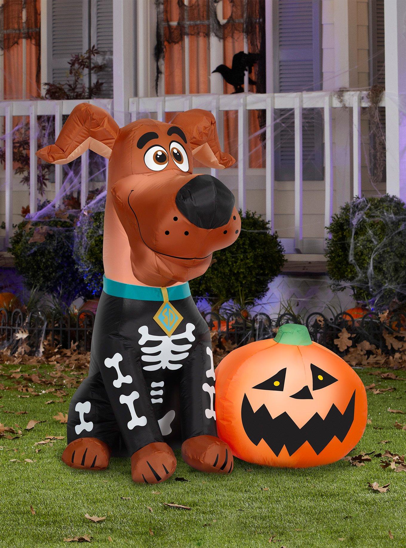Scooby-Doo! with Pumpkin Scene Airblown, , hi-res