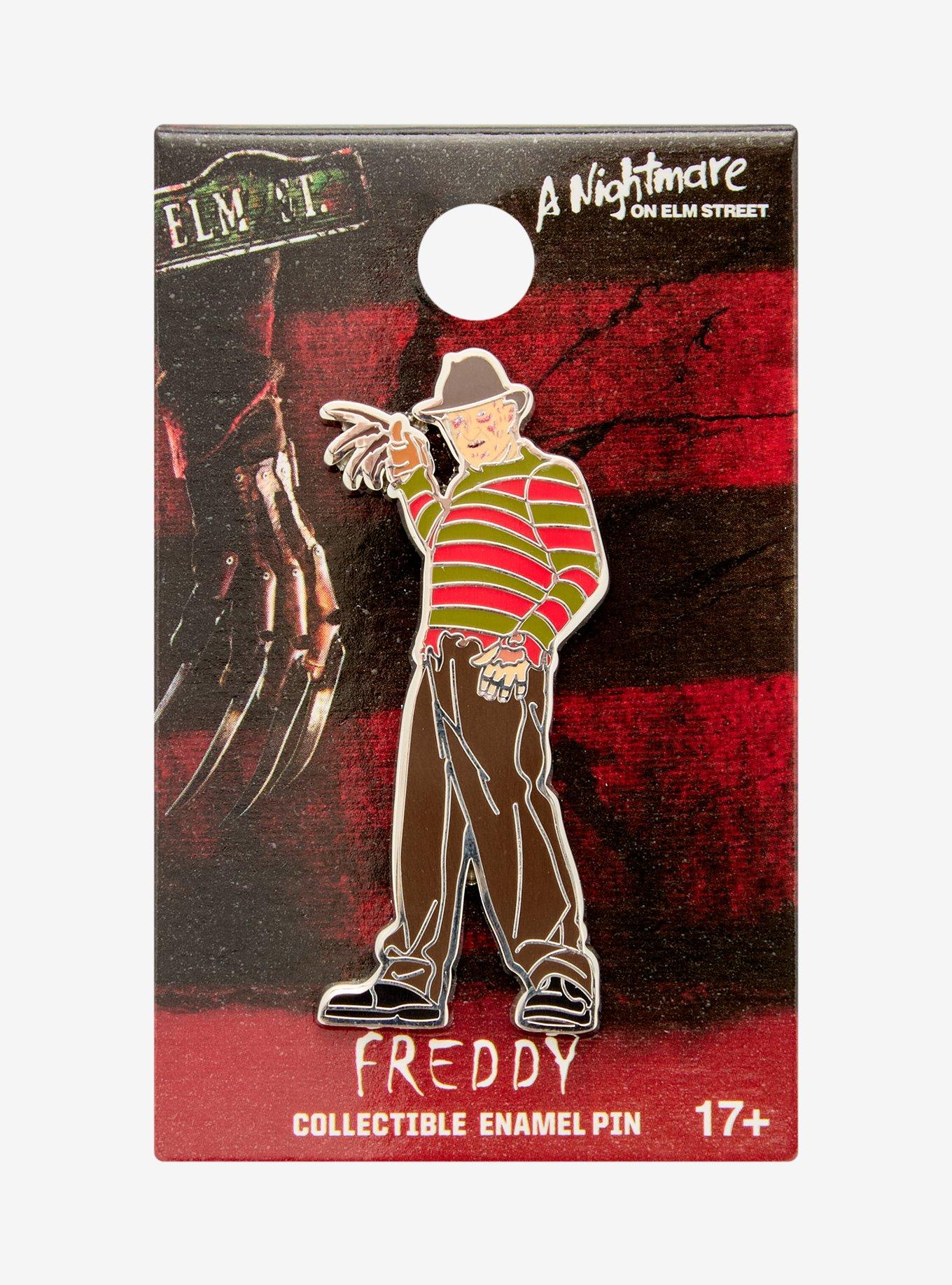 A Nightmare On Elm Street Freddy Enamel Pin, , hi-res