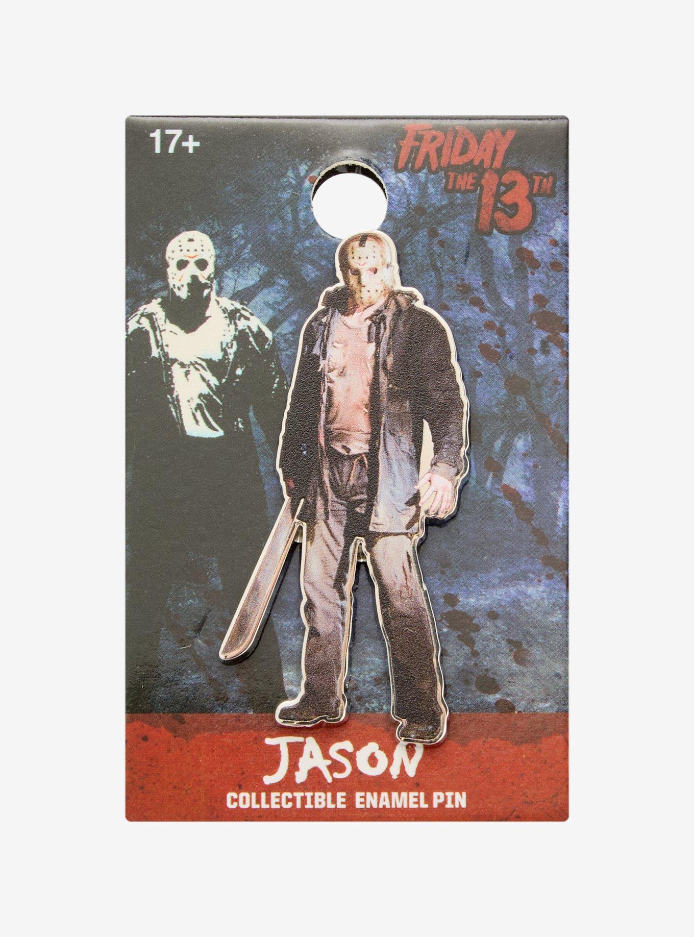 Friday The 13th Jason Enamel Pin, , hi-res