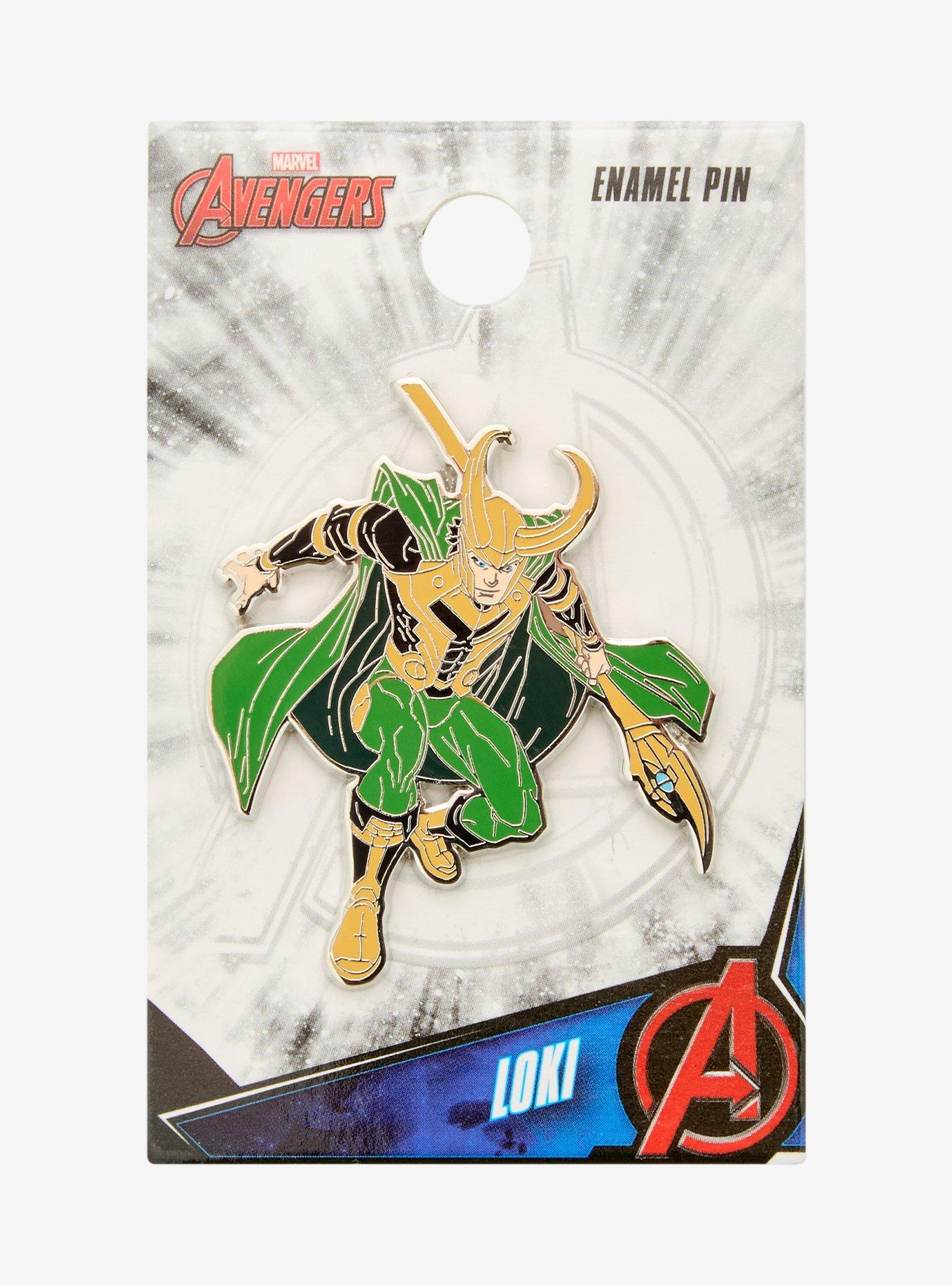 Marvel Avengers Loki Enamel Pin, , hi-res