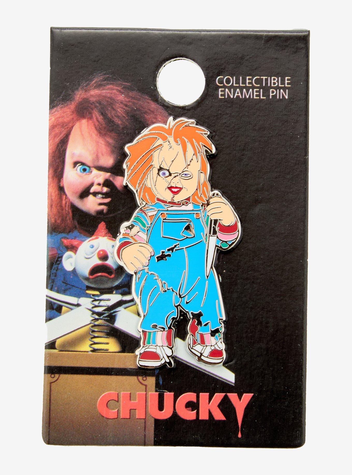 Chucky Knife Enamel Pin, , hi-res