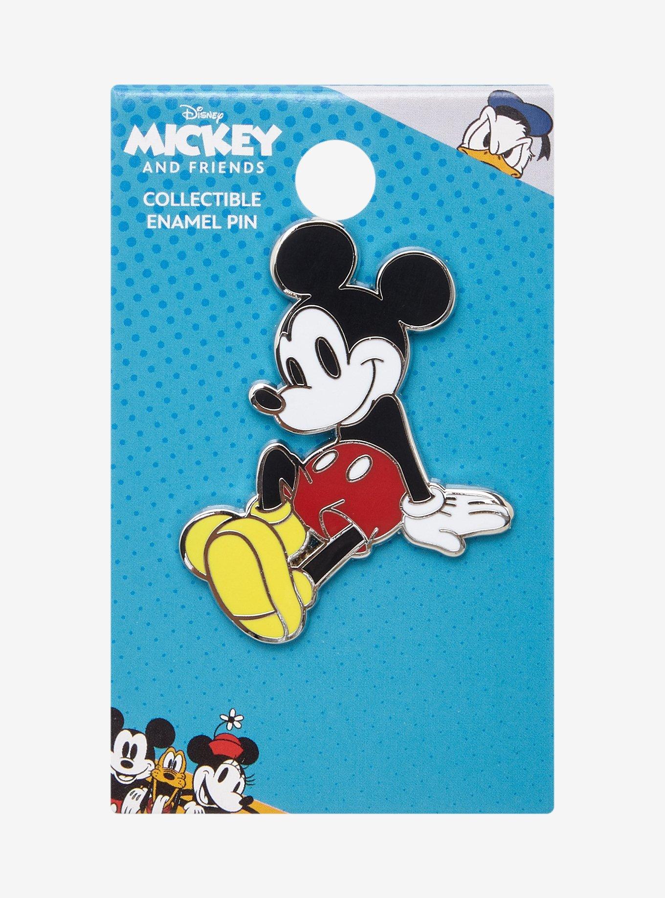 Disney Mickey Mouse Reclining Enamel Pin, , hi-res