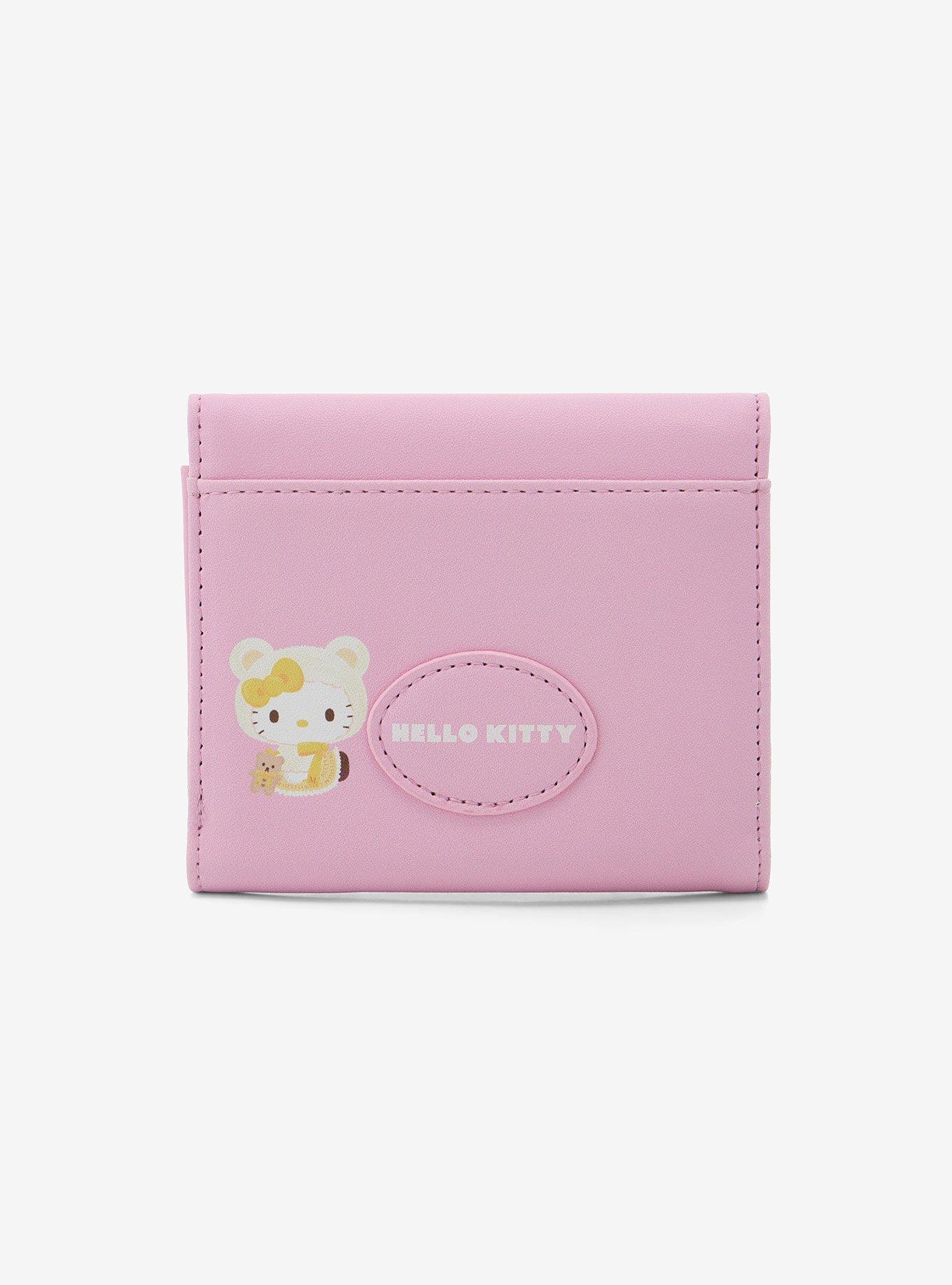 Her Universe Hello Kitty & Mimmy Cozy Bear Flap Wallet, , alternate