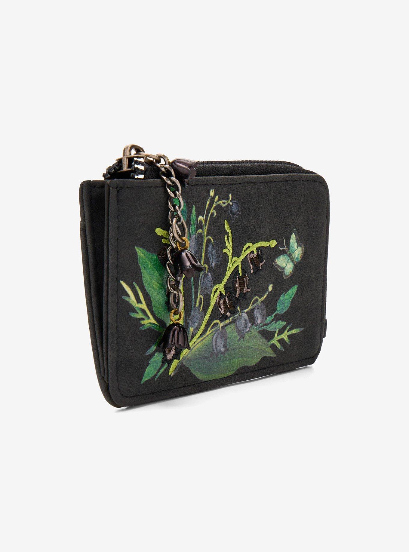 Black Lily Of The Valley Cardholder, , hi-res