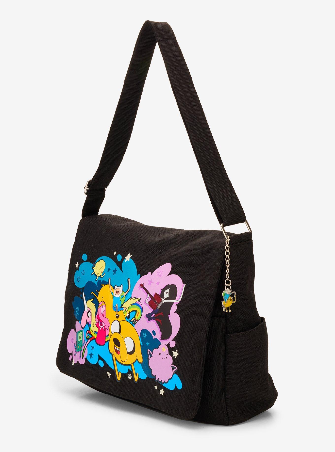 Adventure Time Group Charm Messenger Bag, , hi-res