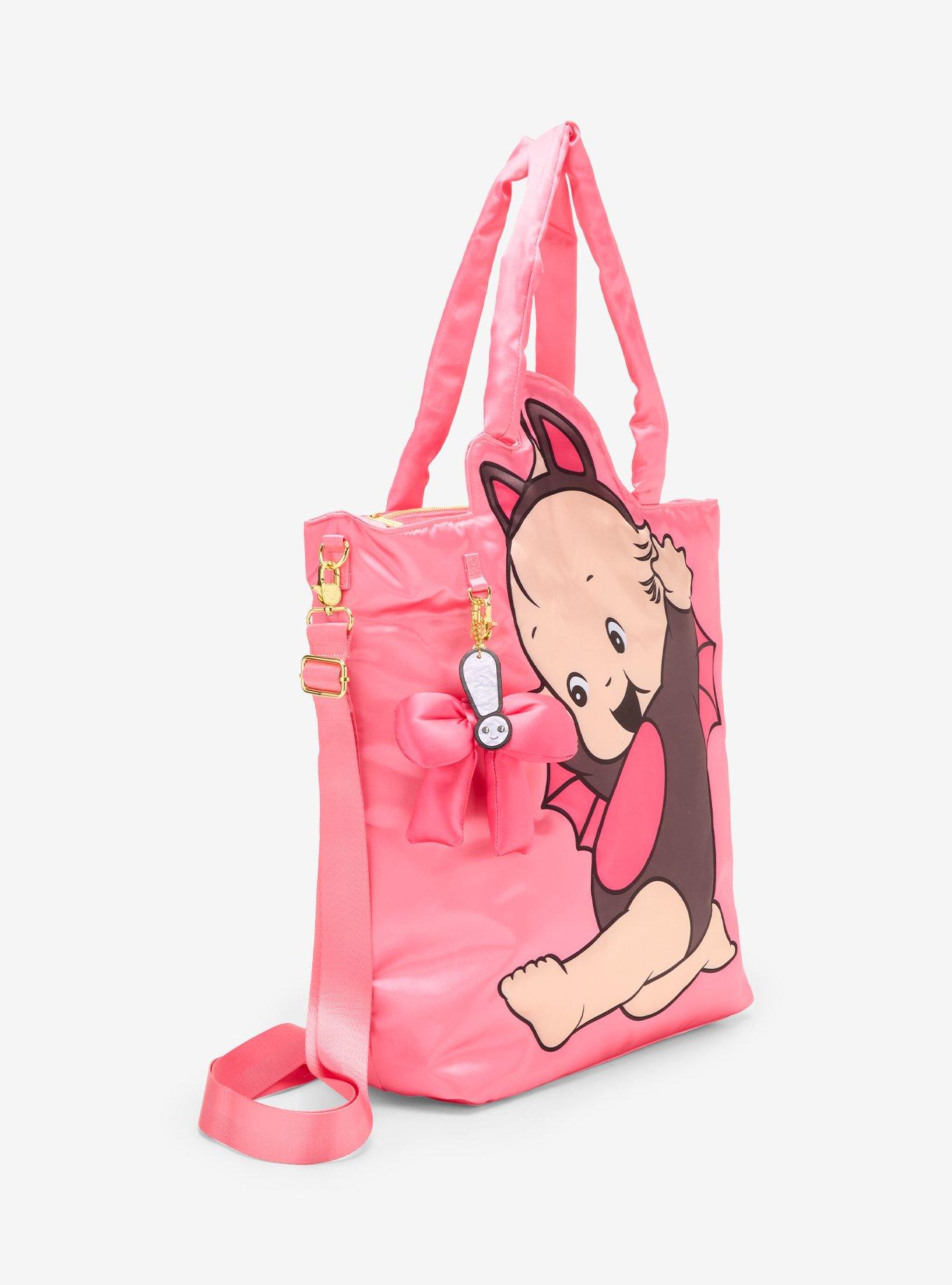 Whatever! Makes You Happy Kewpie Bat Puffer Tote Bag, , hi-res