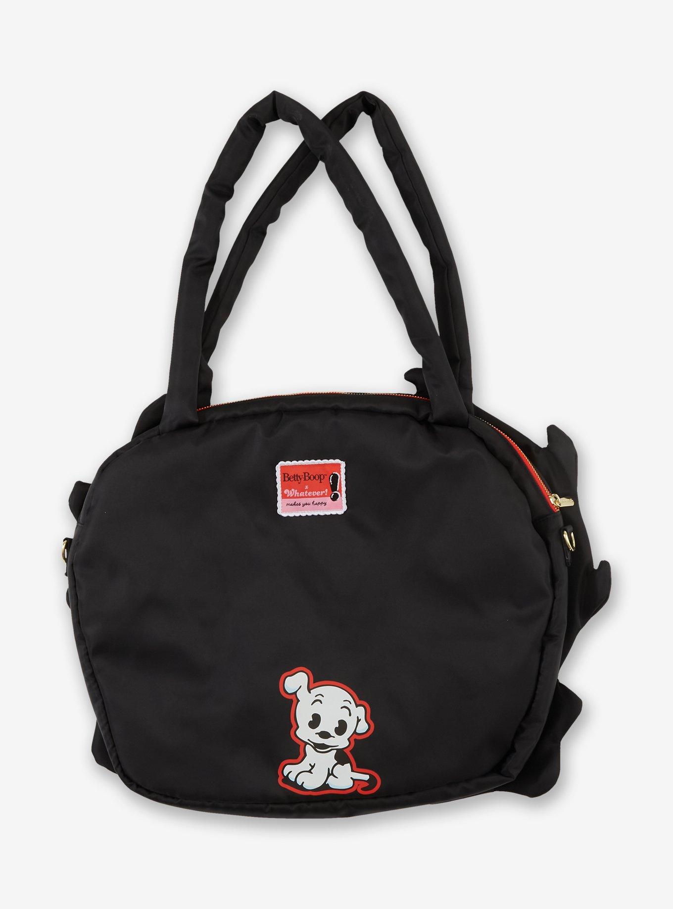 Whatever! Makes You Happy Betty Boop Face Puffer Tote Bag, , hi-res
