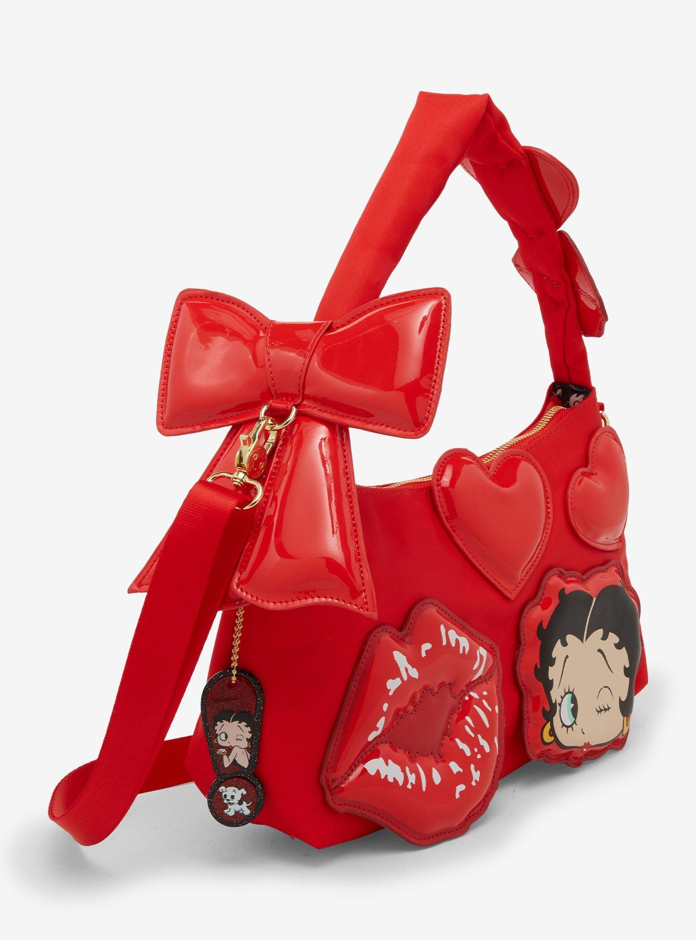 Betty Boop X Whatever! Makes You Happy Kiss Nylon Shoulder Bag, , hi-res