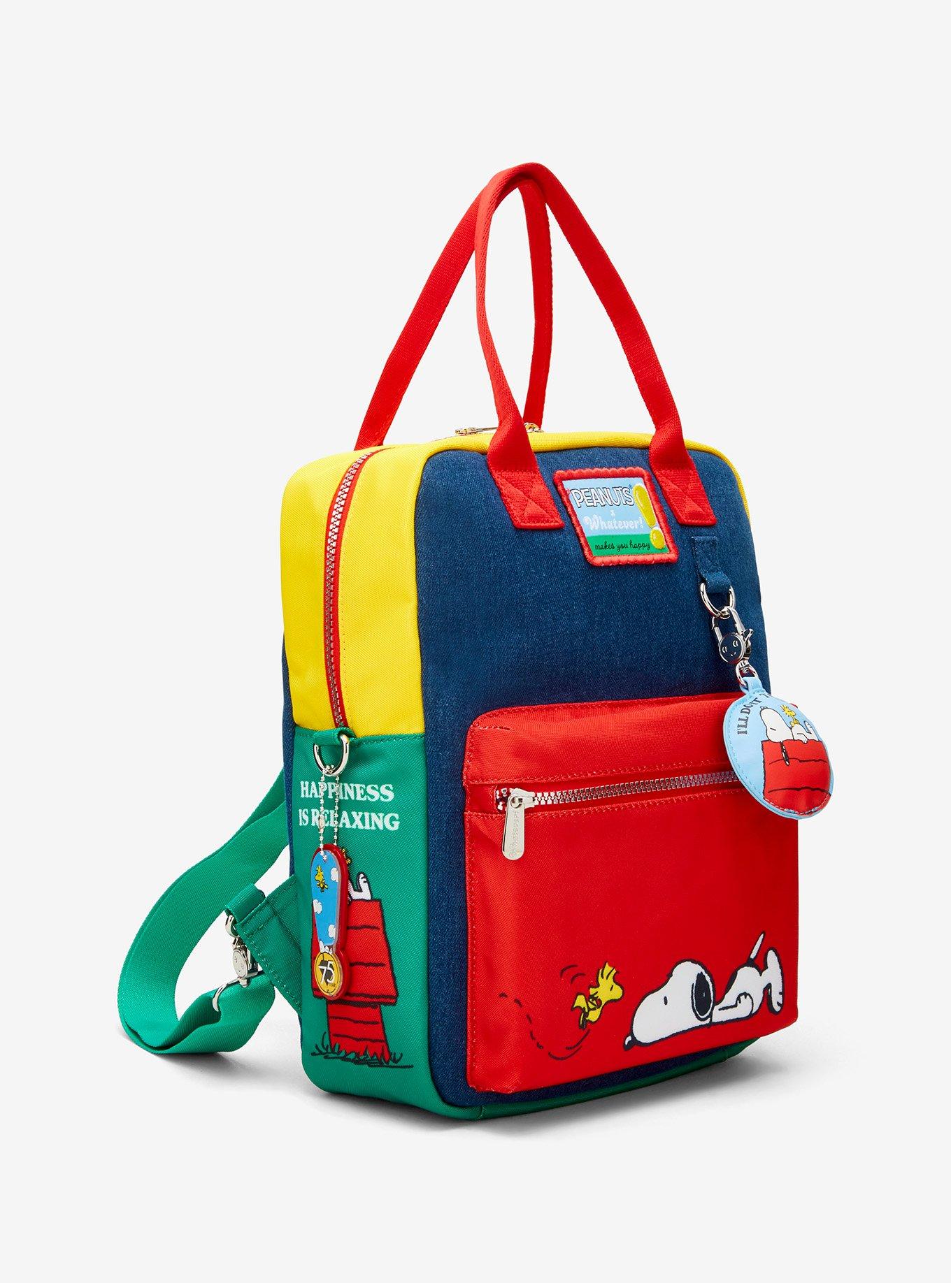 Peanuts X Whatever! Makes You Happy Color-Block Mini Backpack, , hi-res