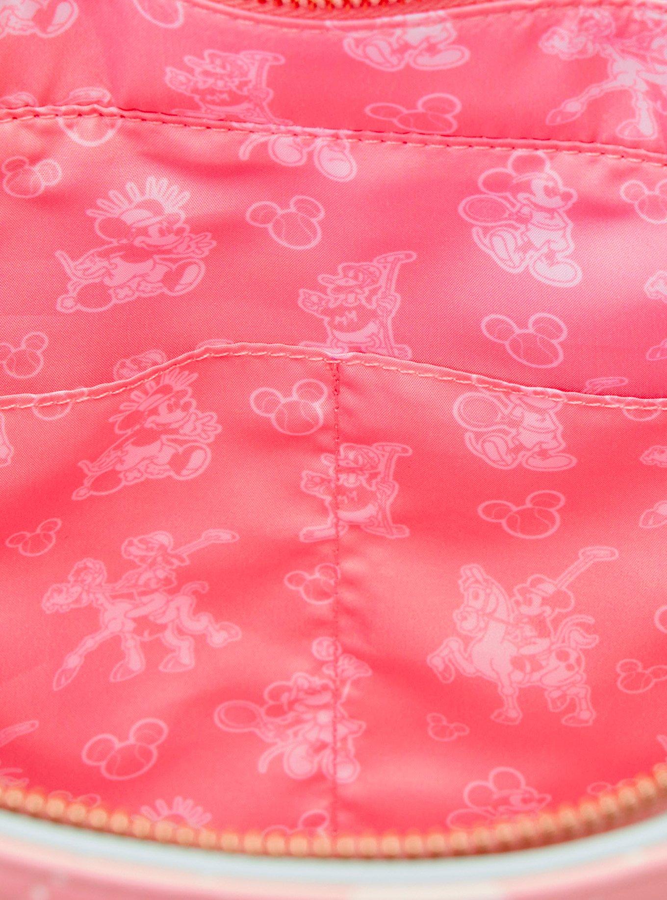 Loungefly Disney Mickey Mouse Tennis Crossbody Tote Bag With Coin Purse, , alternate