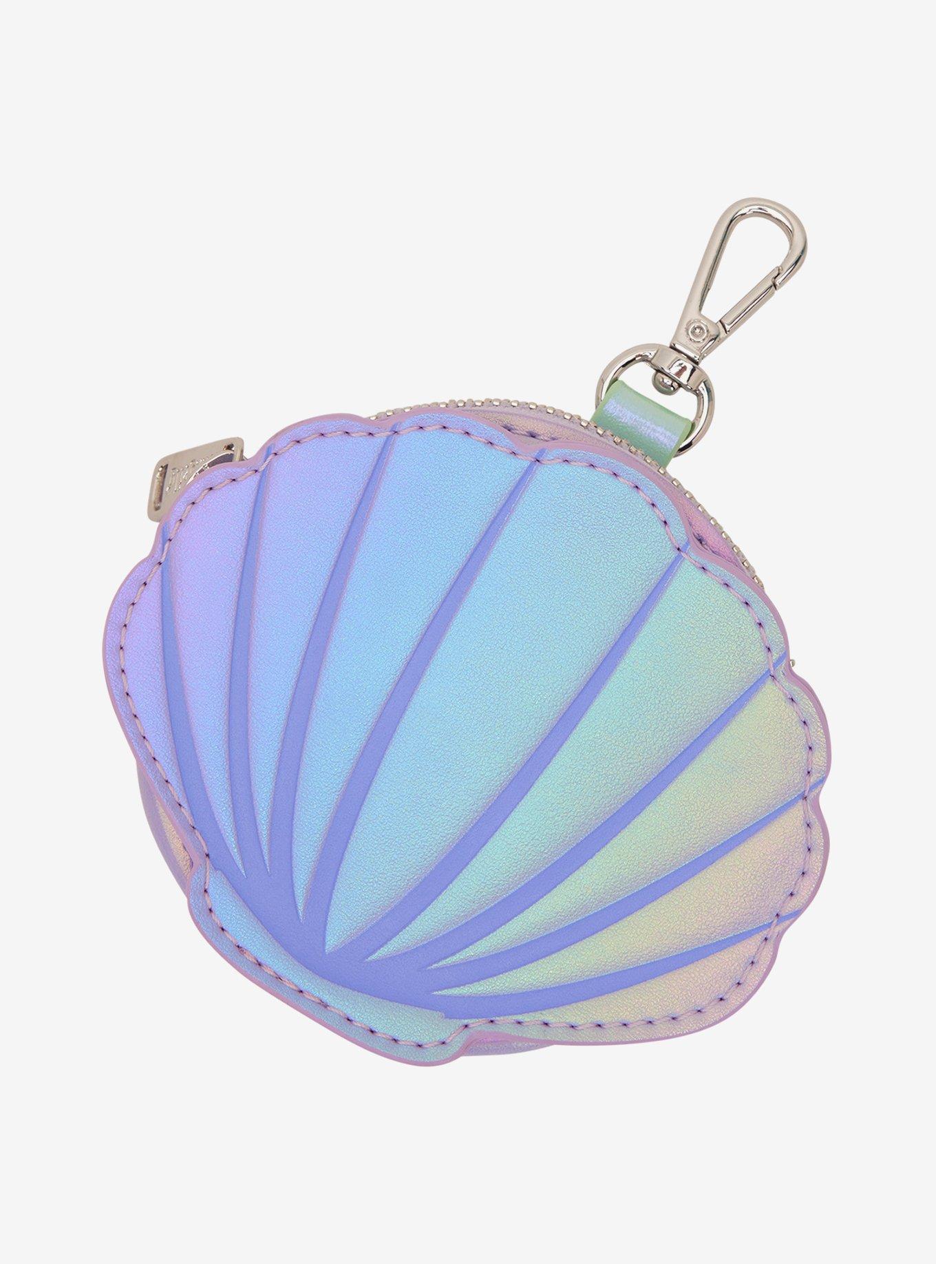 Loungefly Disney The Little Mermaid Ariel, Sebastian, & Flounder Iridescent Tote Bag with Coin Purse, , alternate