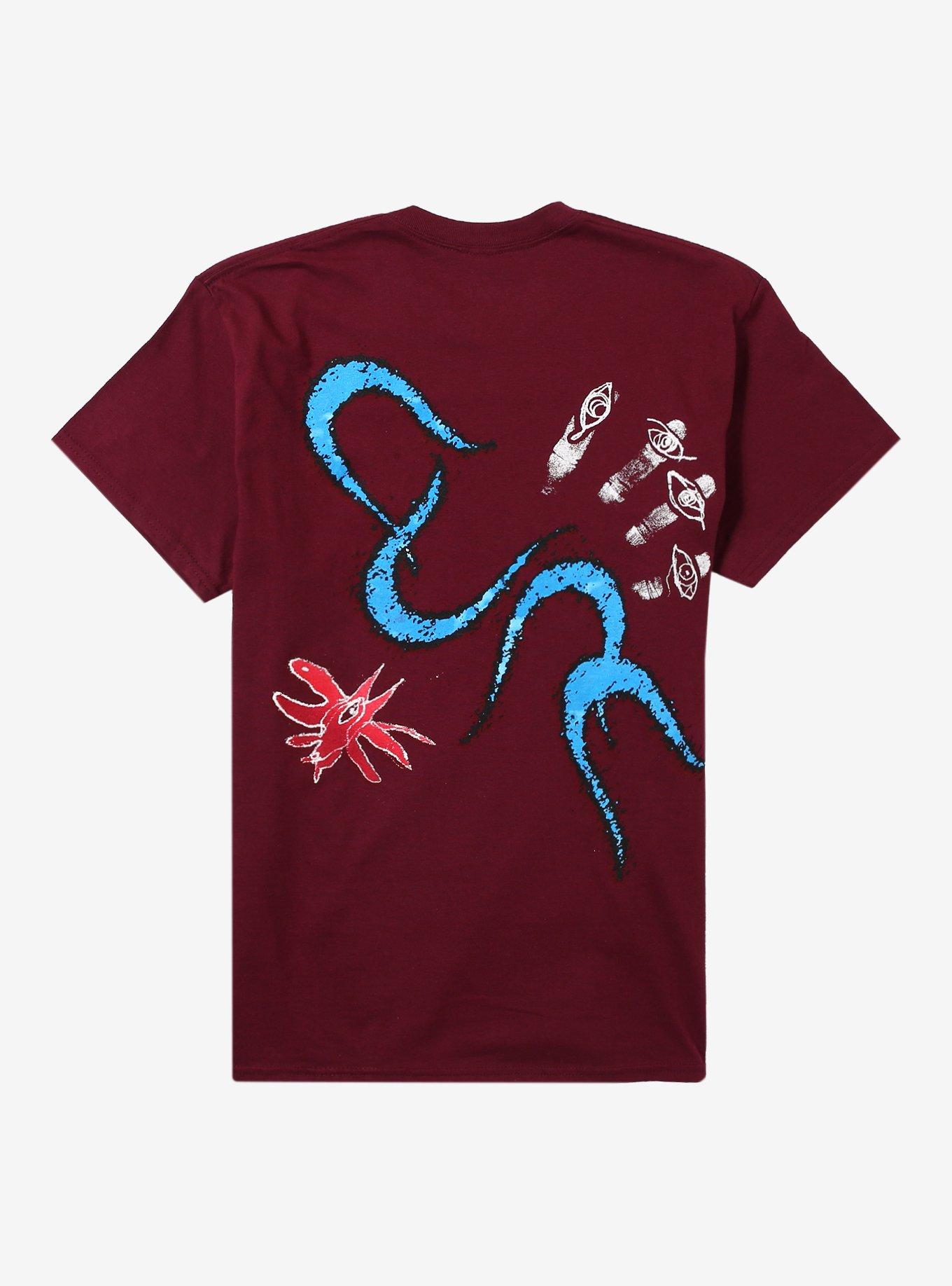 The Cure Wish Maroon T-Shirt, , hi-res