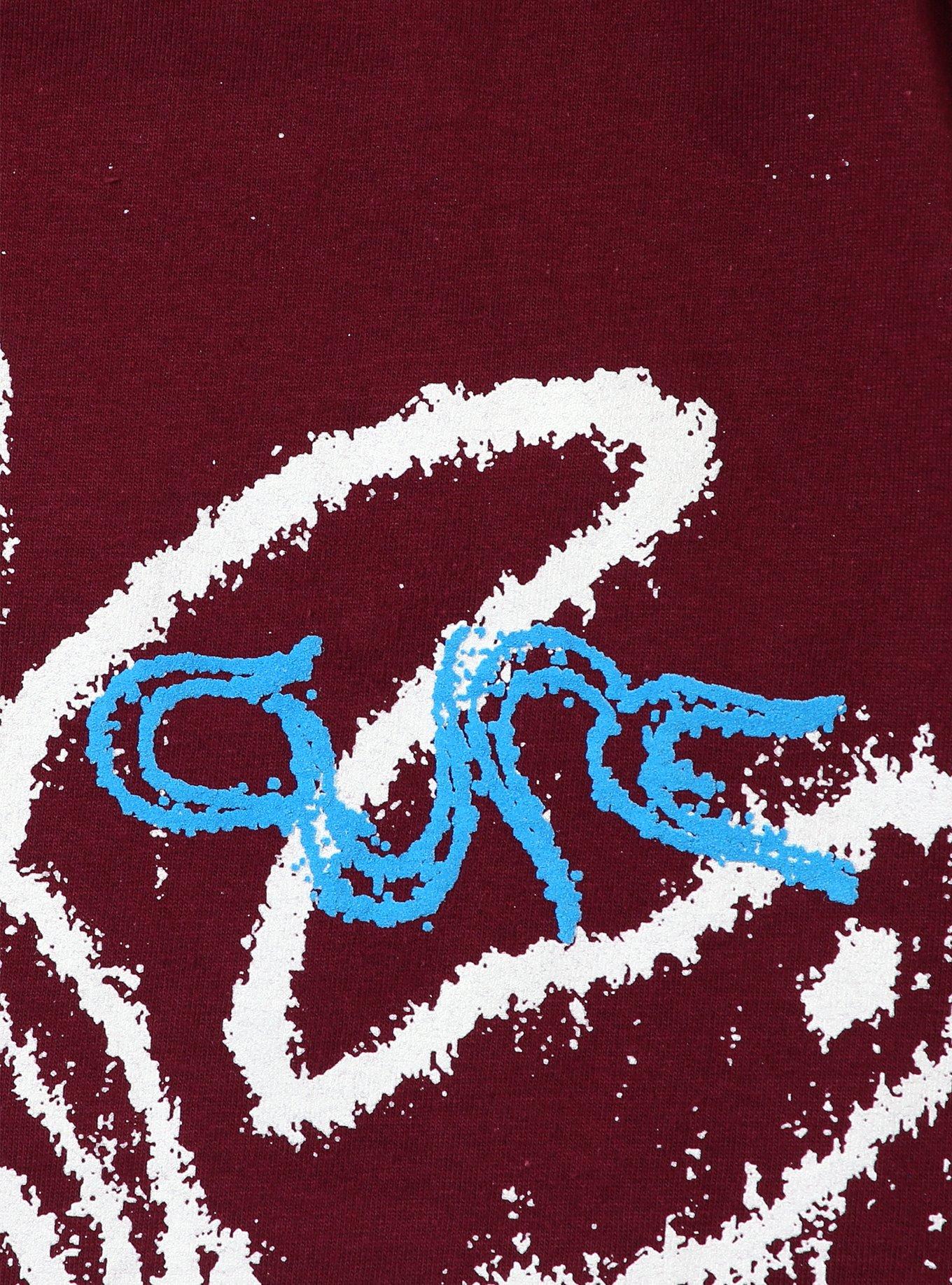 The Cure Wish Maroon T-Shirt, BURGUNDY, alternate