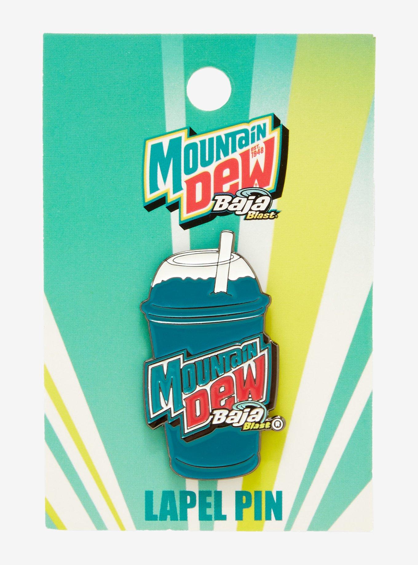 Mountain Dew Baja Blast Drink Enamel Pin, , hi-res