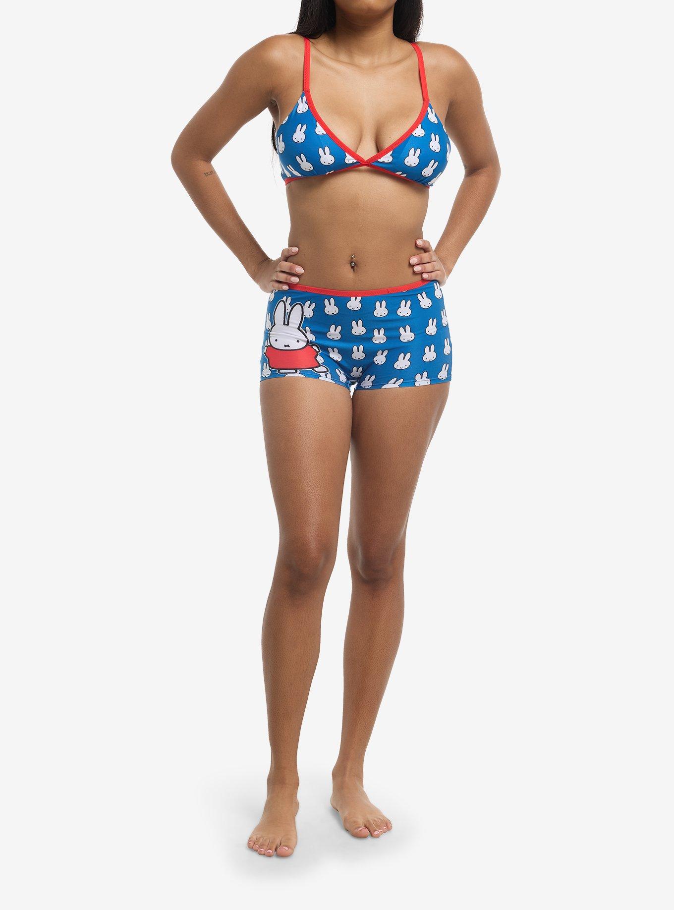 Miffy Face Bra & Boyshort Panty Set, , hi-res