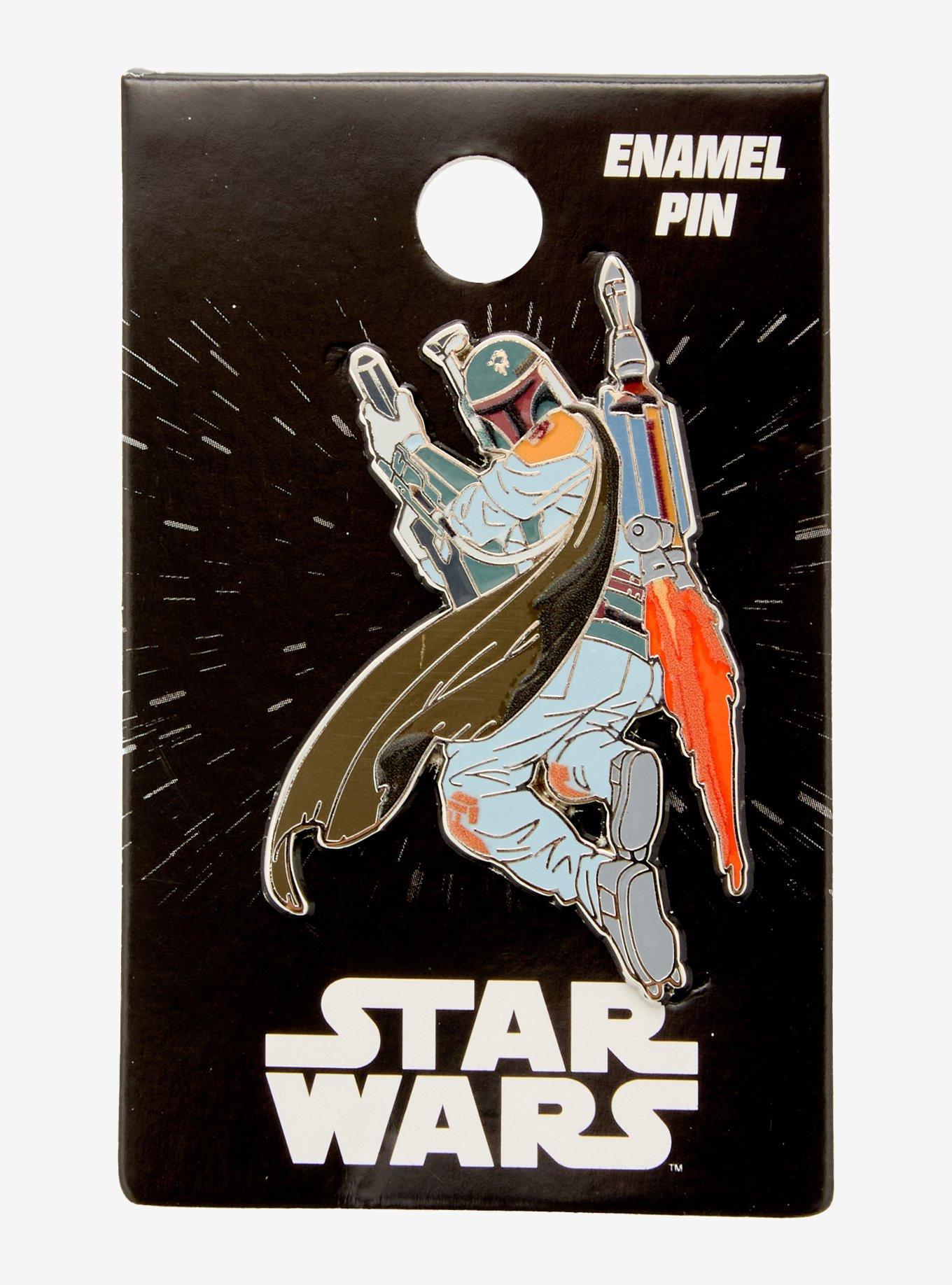 Star Wars Boba Fett Enamel Pin, , hi-res